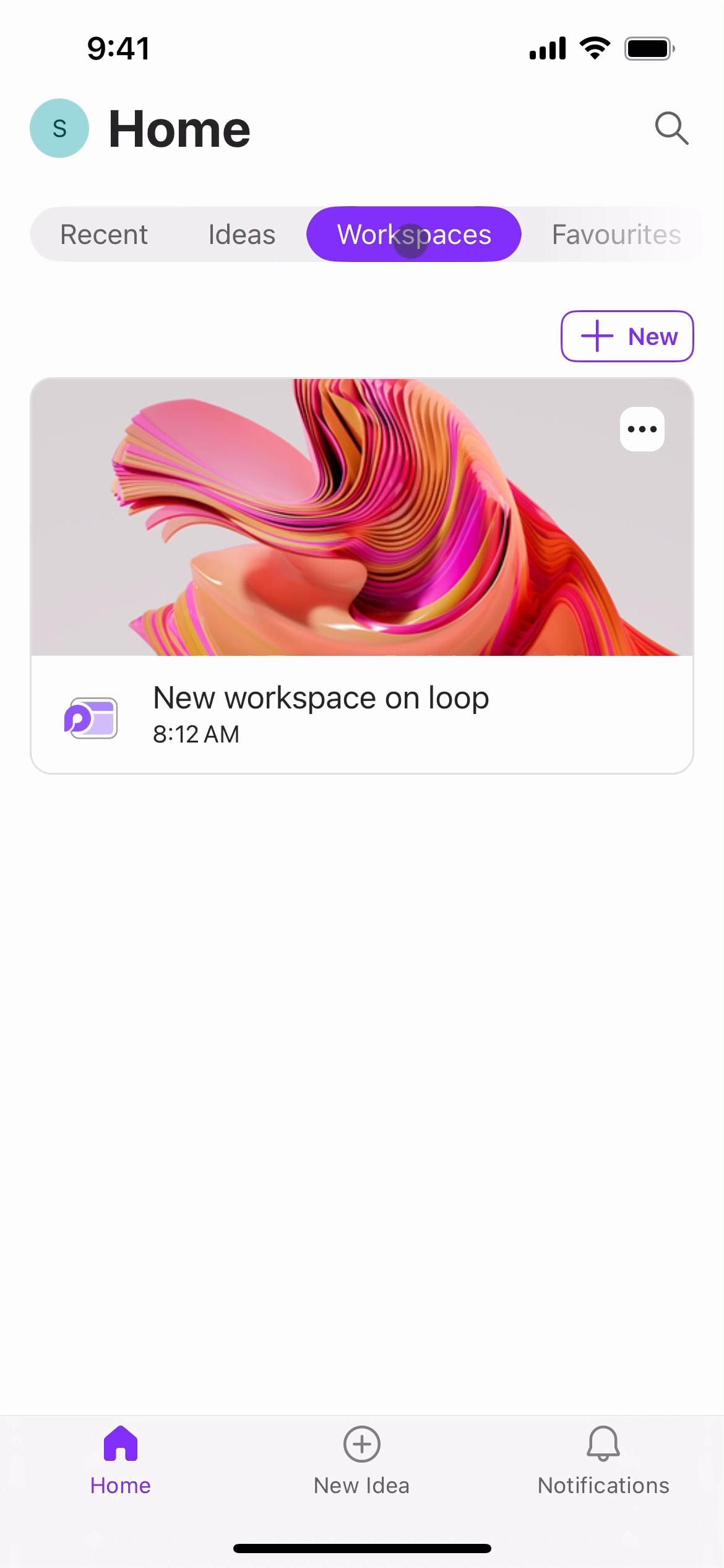 Microsoft Loop screenshot