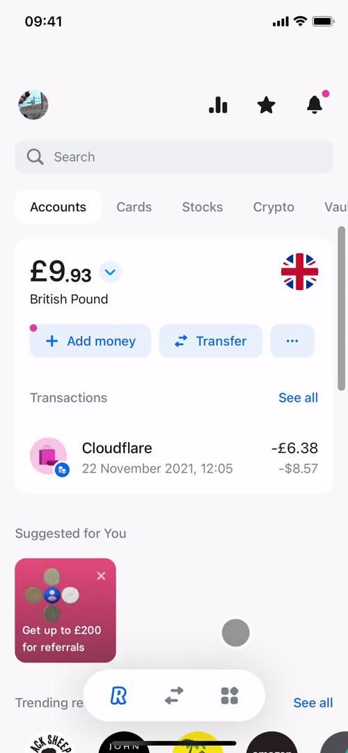 Revolut screenshot