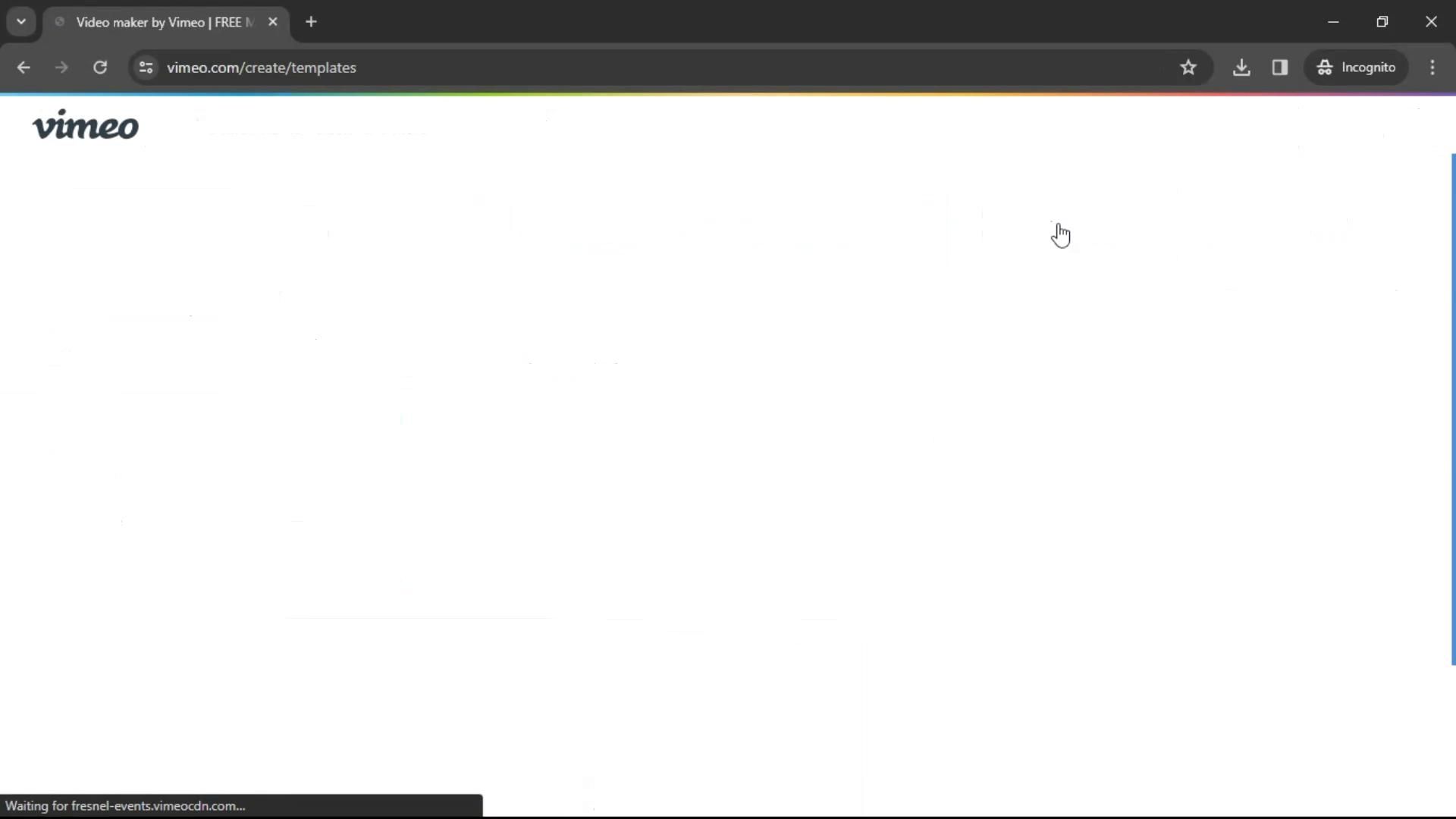 Vimeo screenshot