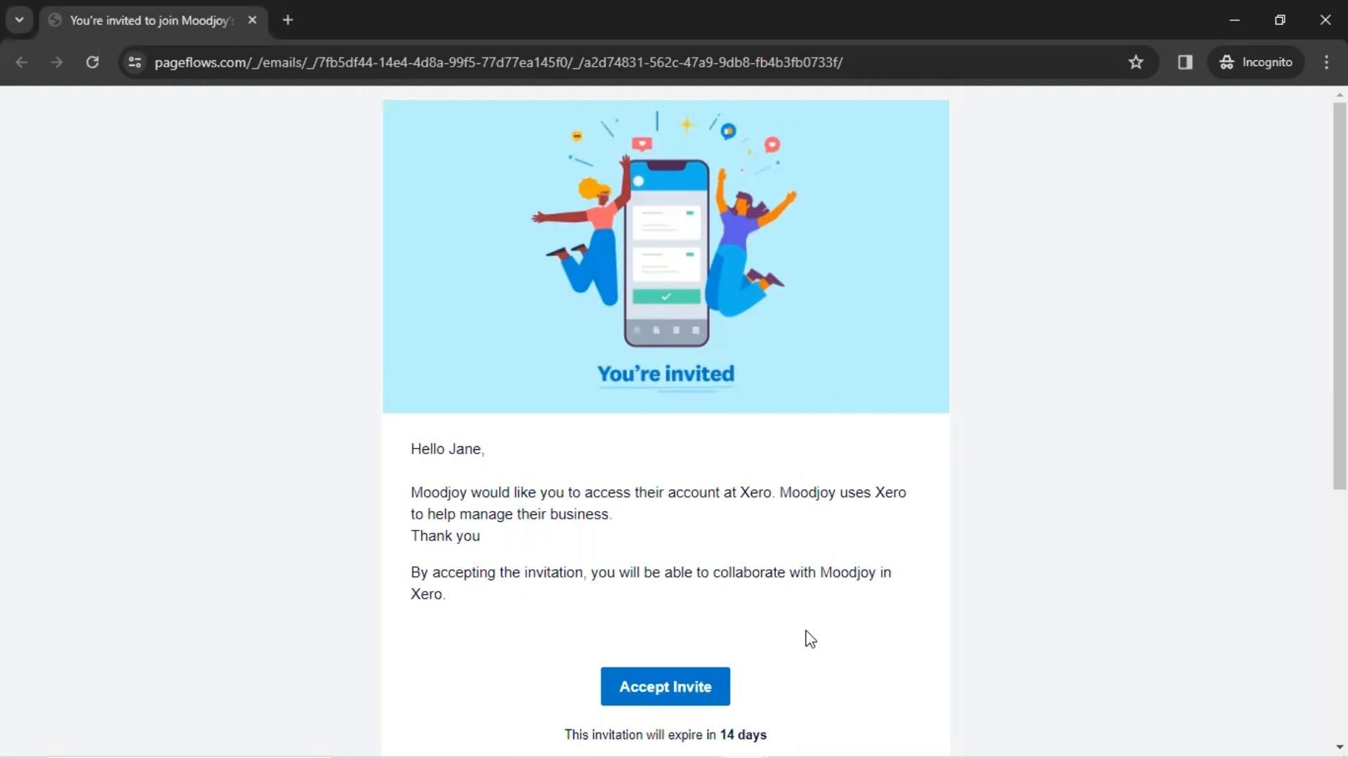 Accepting an invite on Xero video thumbnail