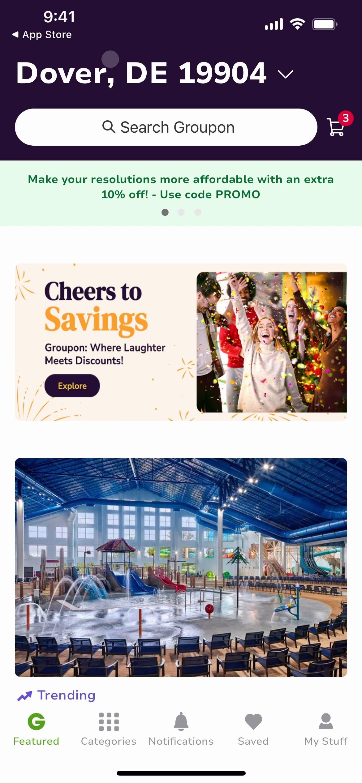 Groupon screenshot