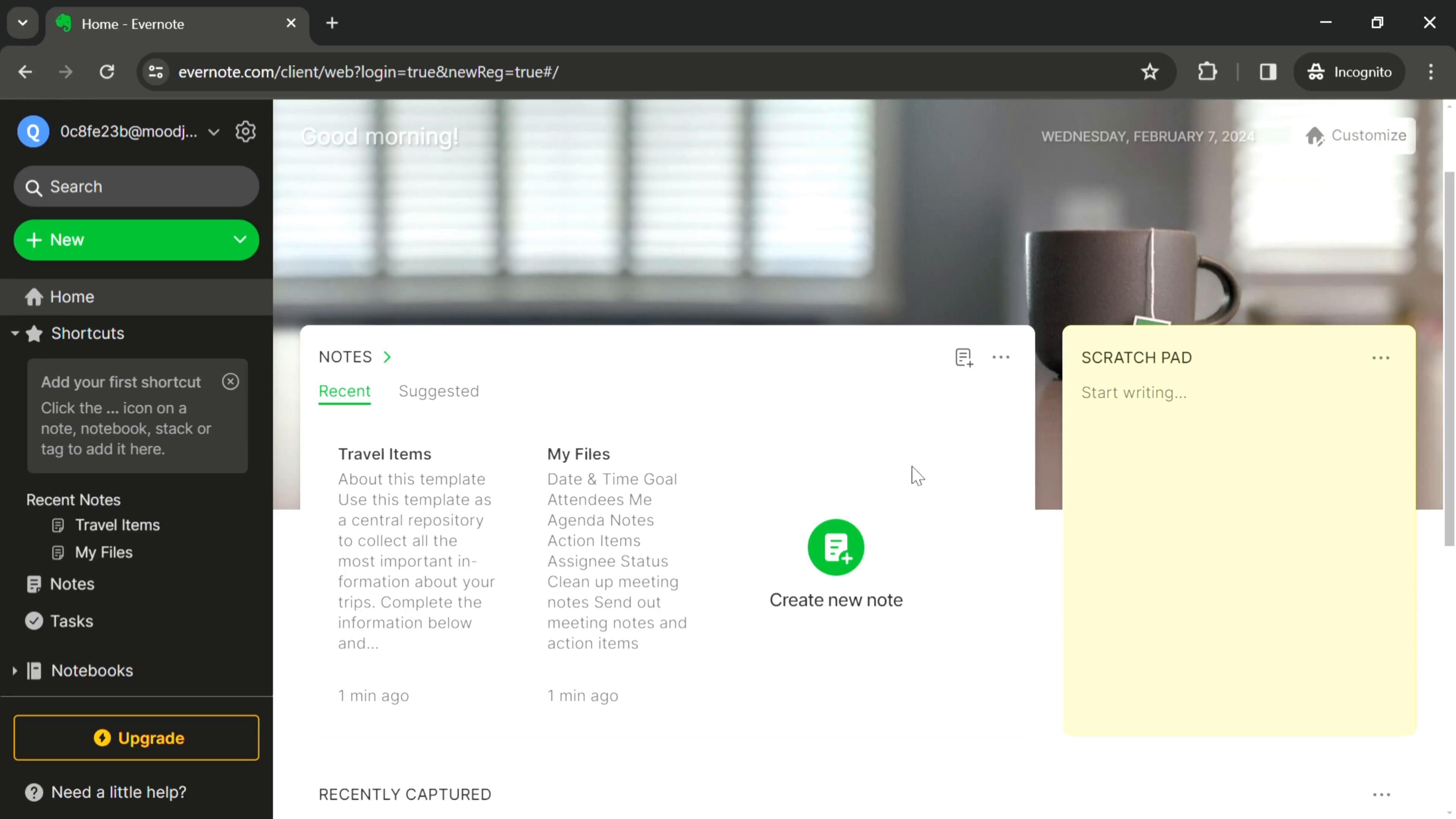 Updating your email on Evernote video thumbnail