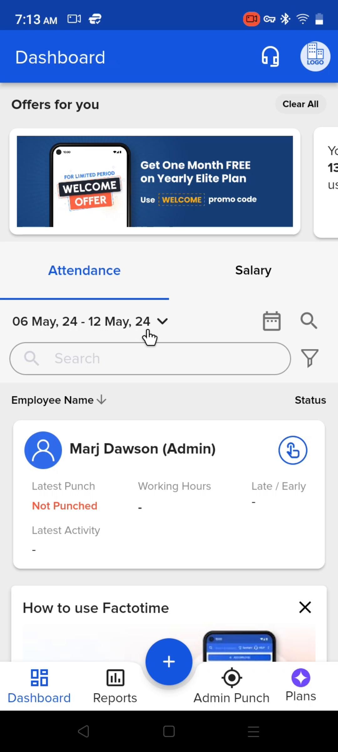 factoTime screenshot