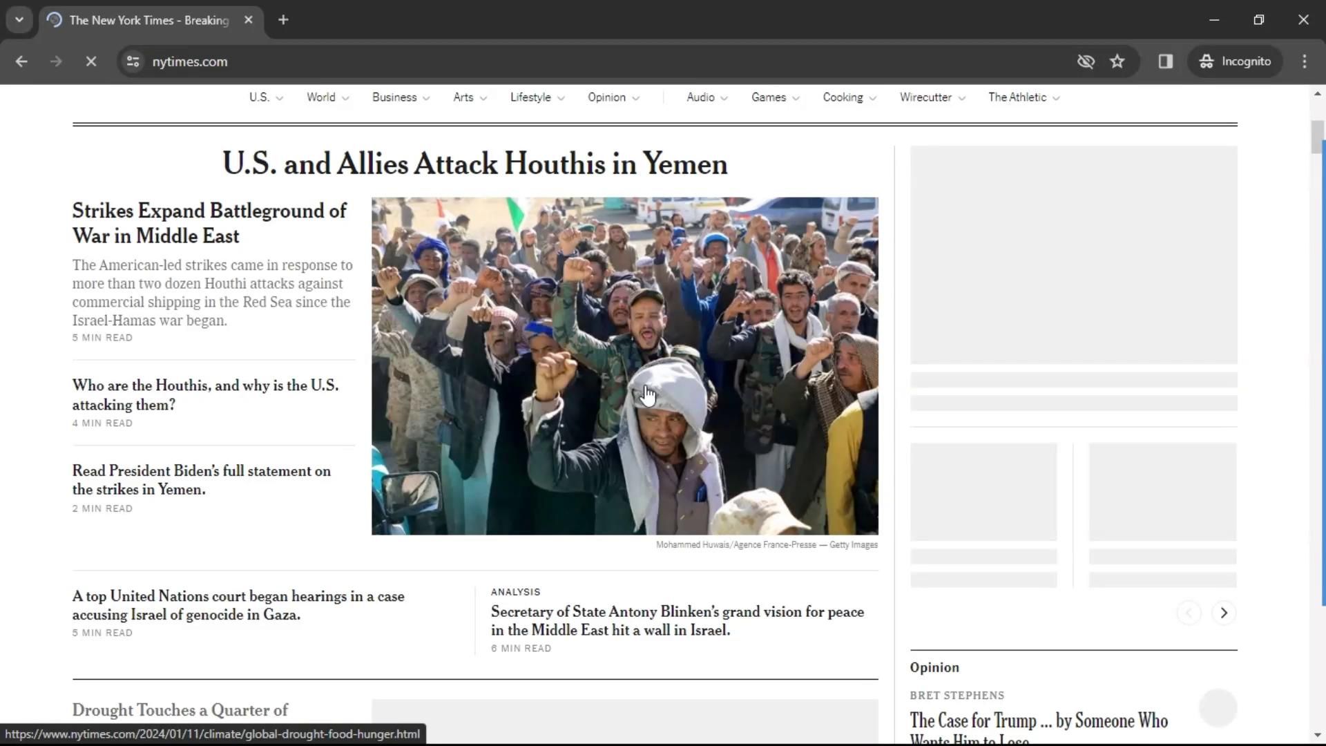 The New York Times screenshot