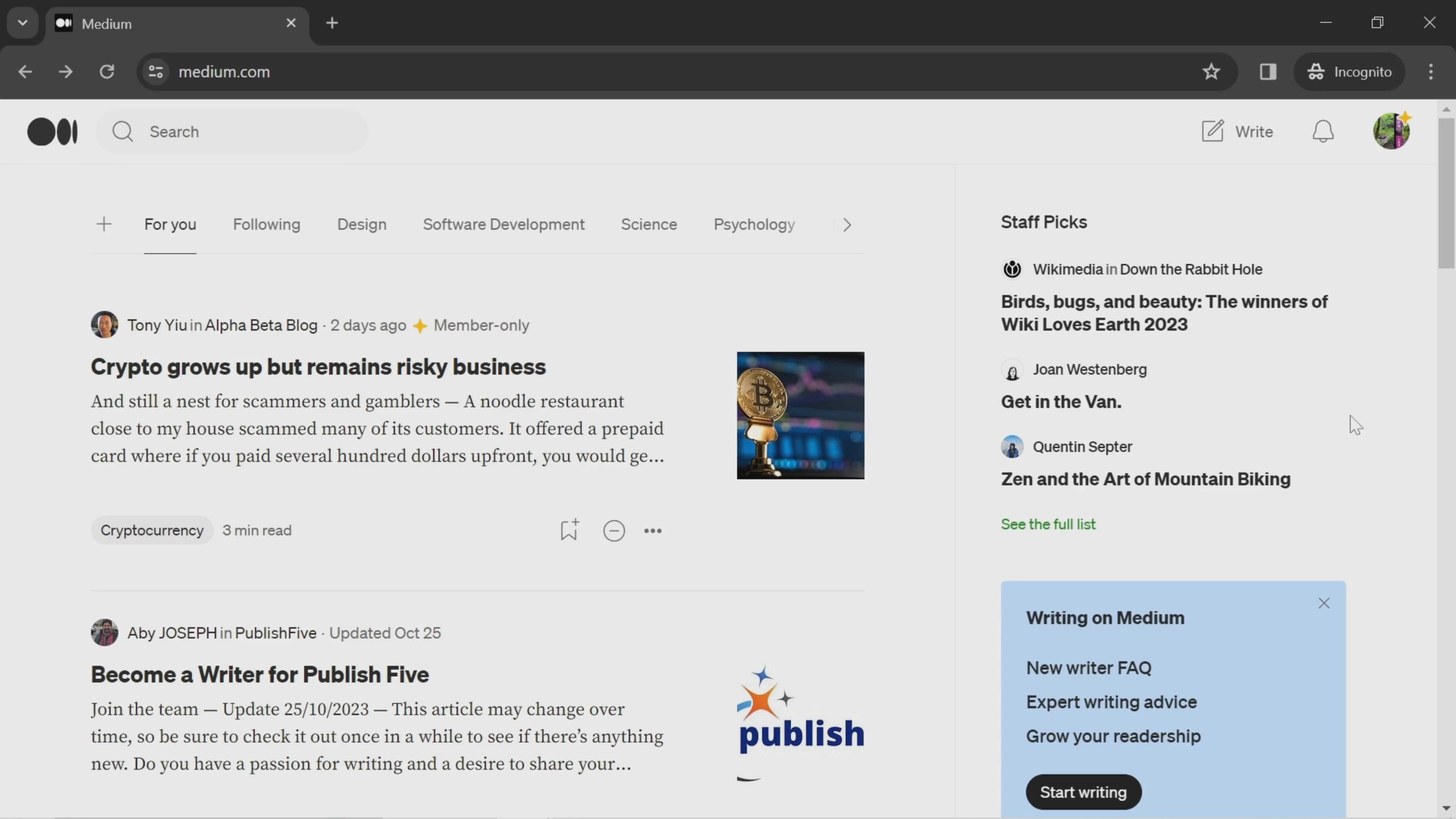 Medium screenshot