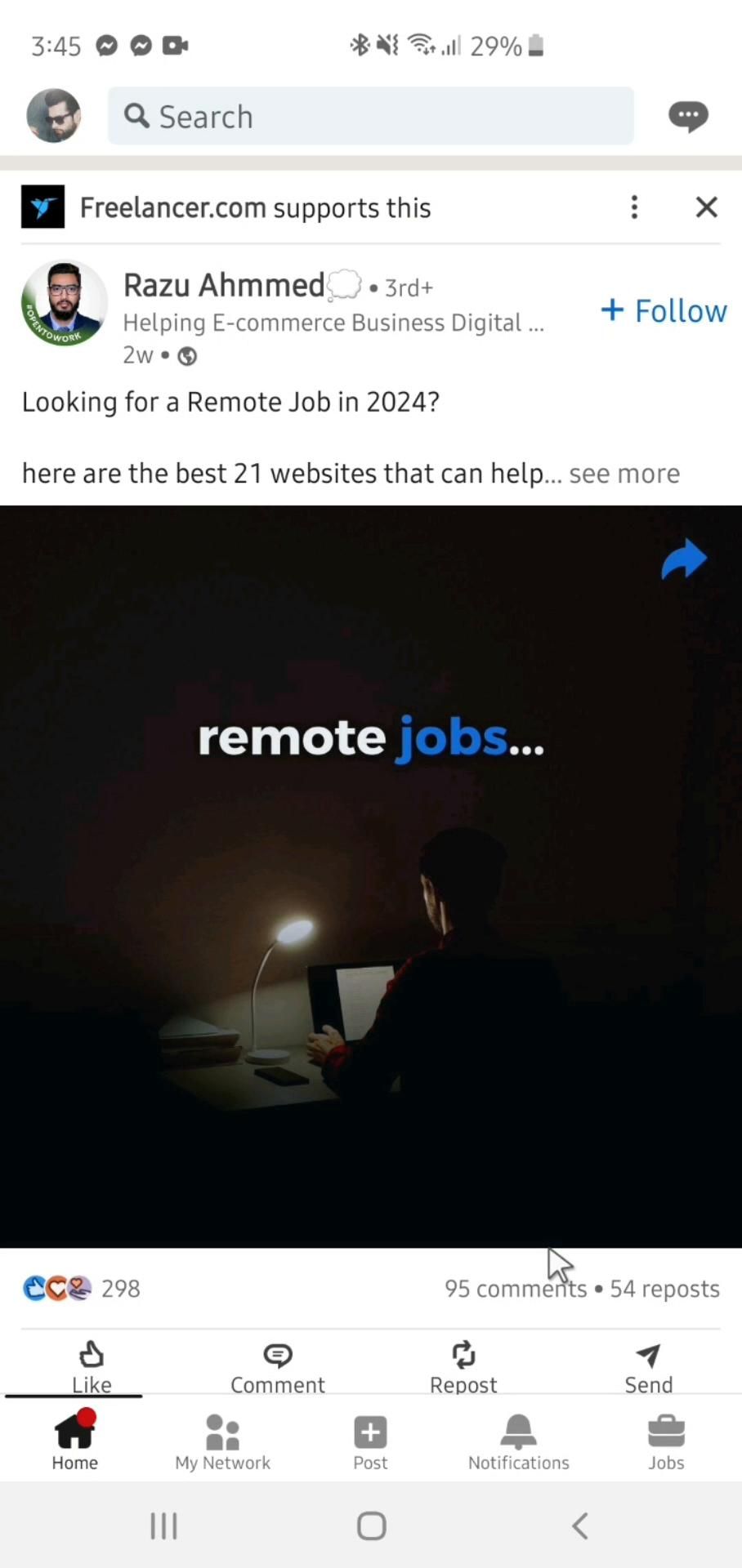 Unsaving on LinkedIn video thumbnail