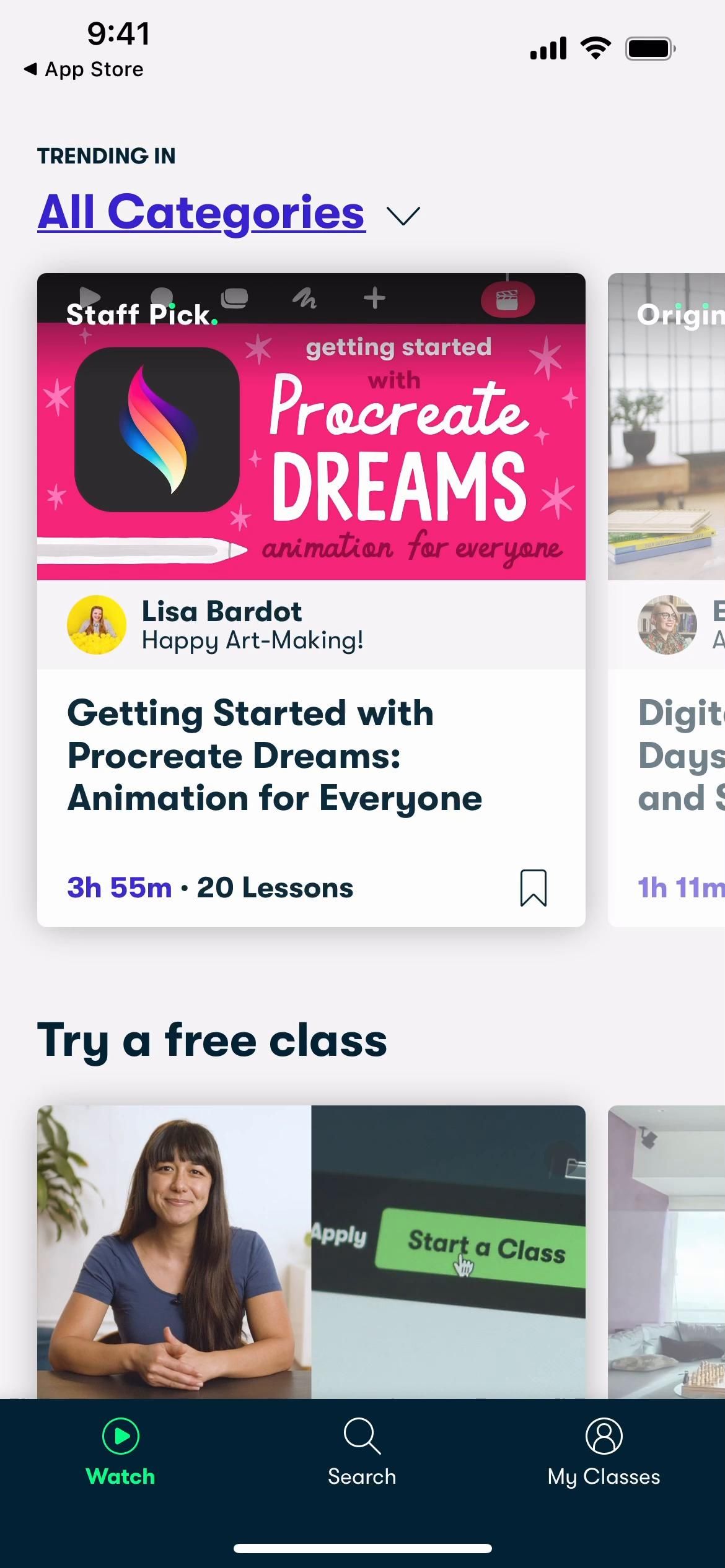 Skillshare screenshot