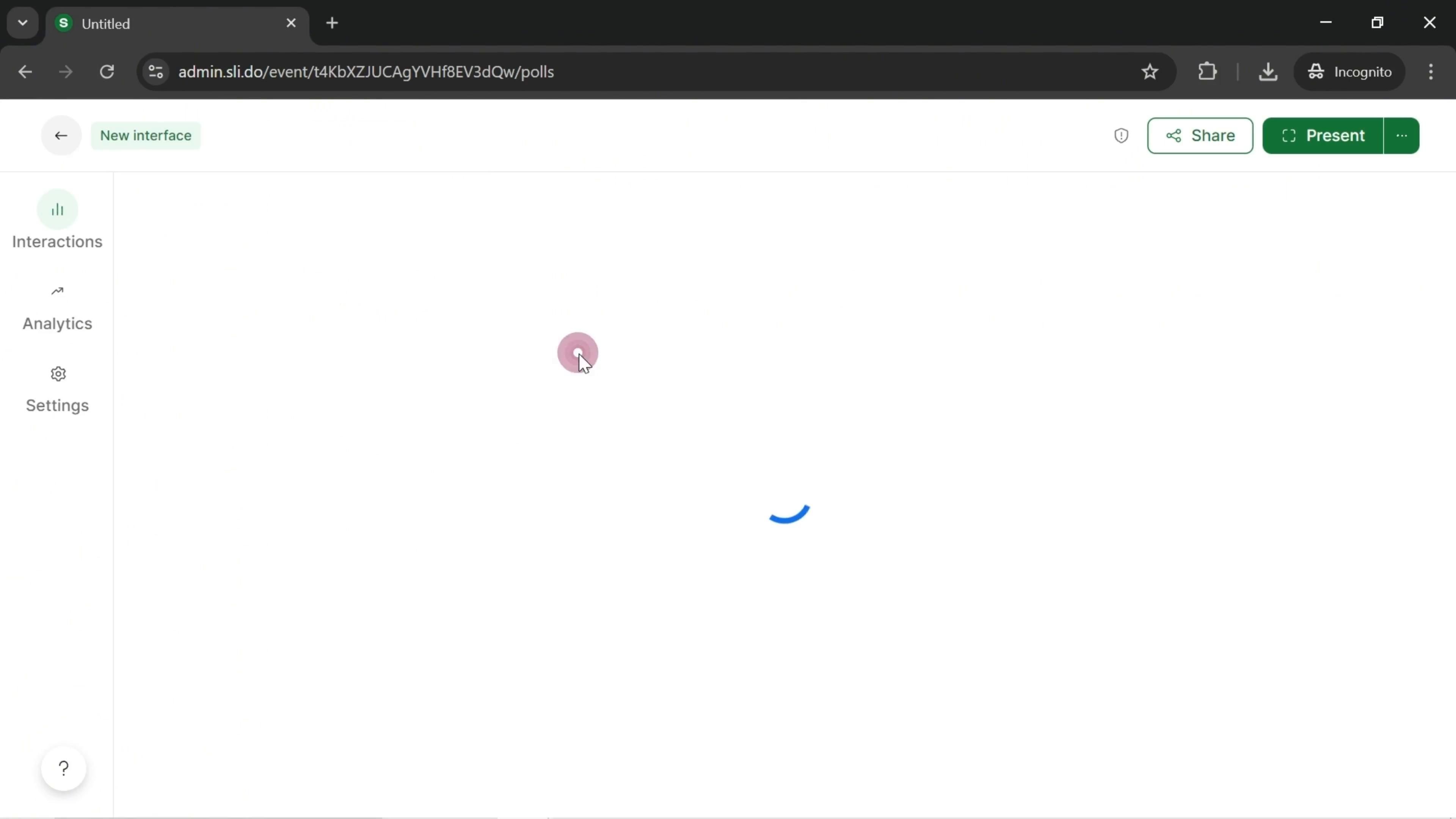 Slido screenshot