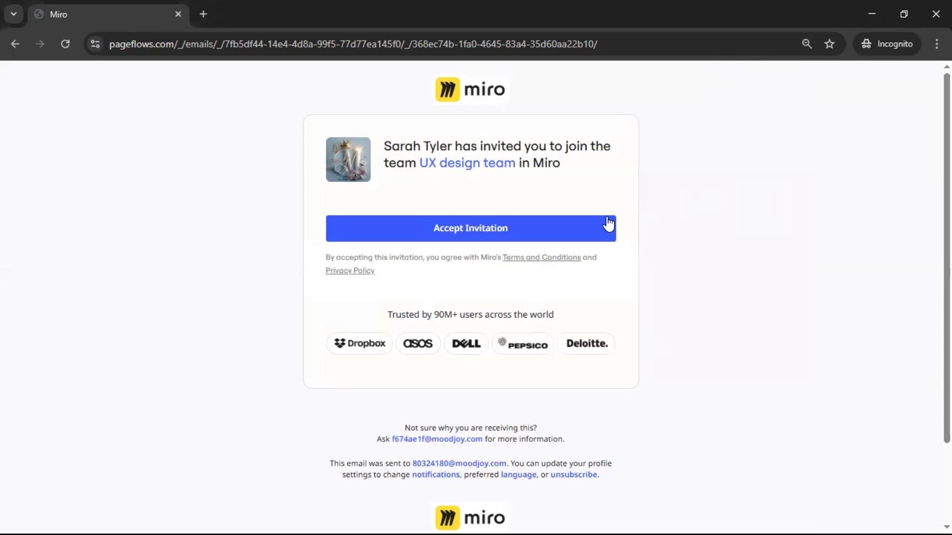 Accepting an invite on Miro video thumbnail