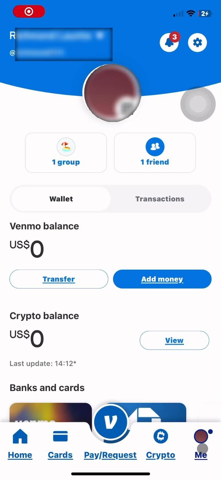 Updating your profile on Venmo video thumbnail