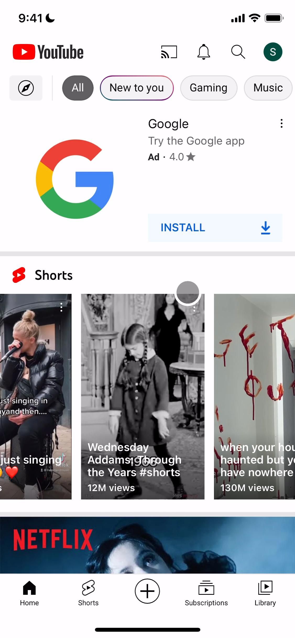 YouTube screenshot