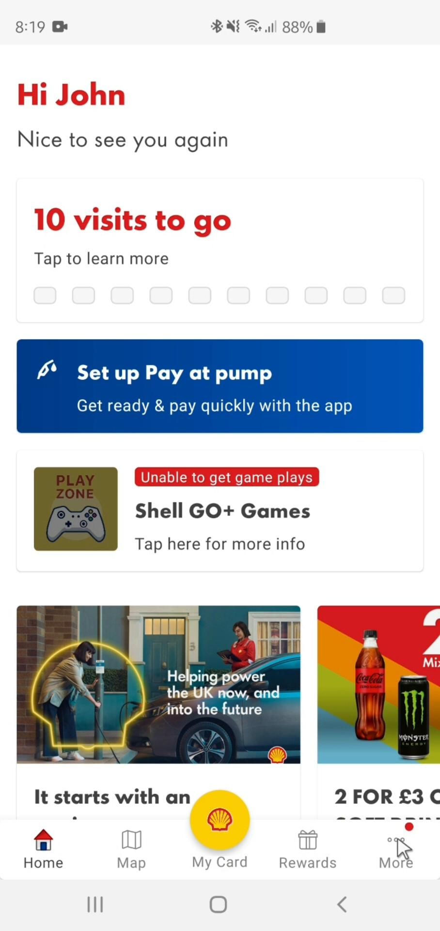 Shell screenshot