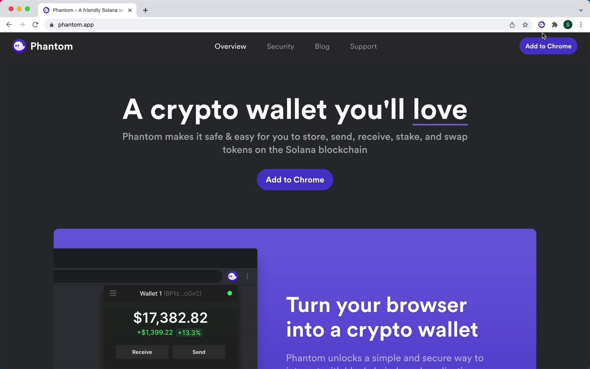 Phantom screenshot