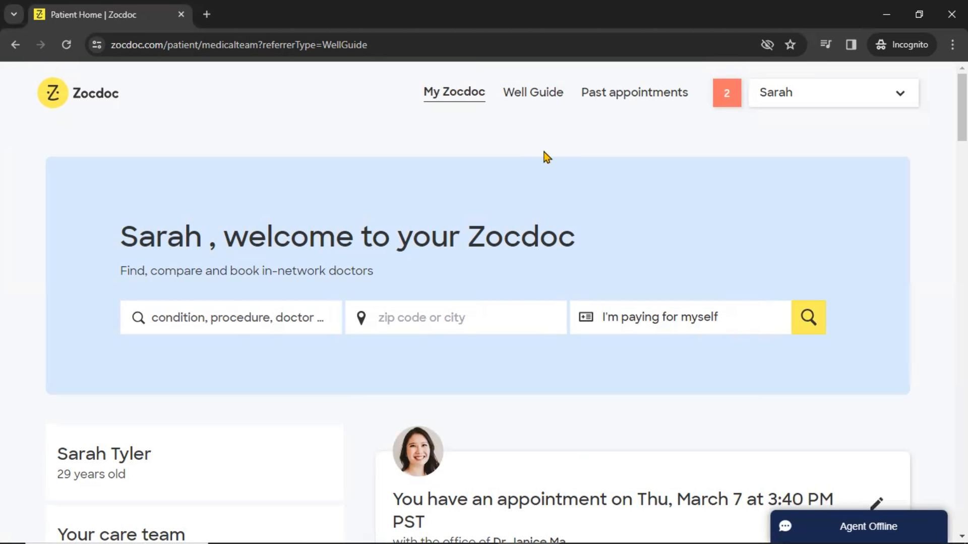 Rescheduling an appointment on Zocdoc video thumbnail