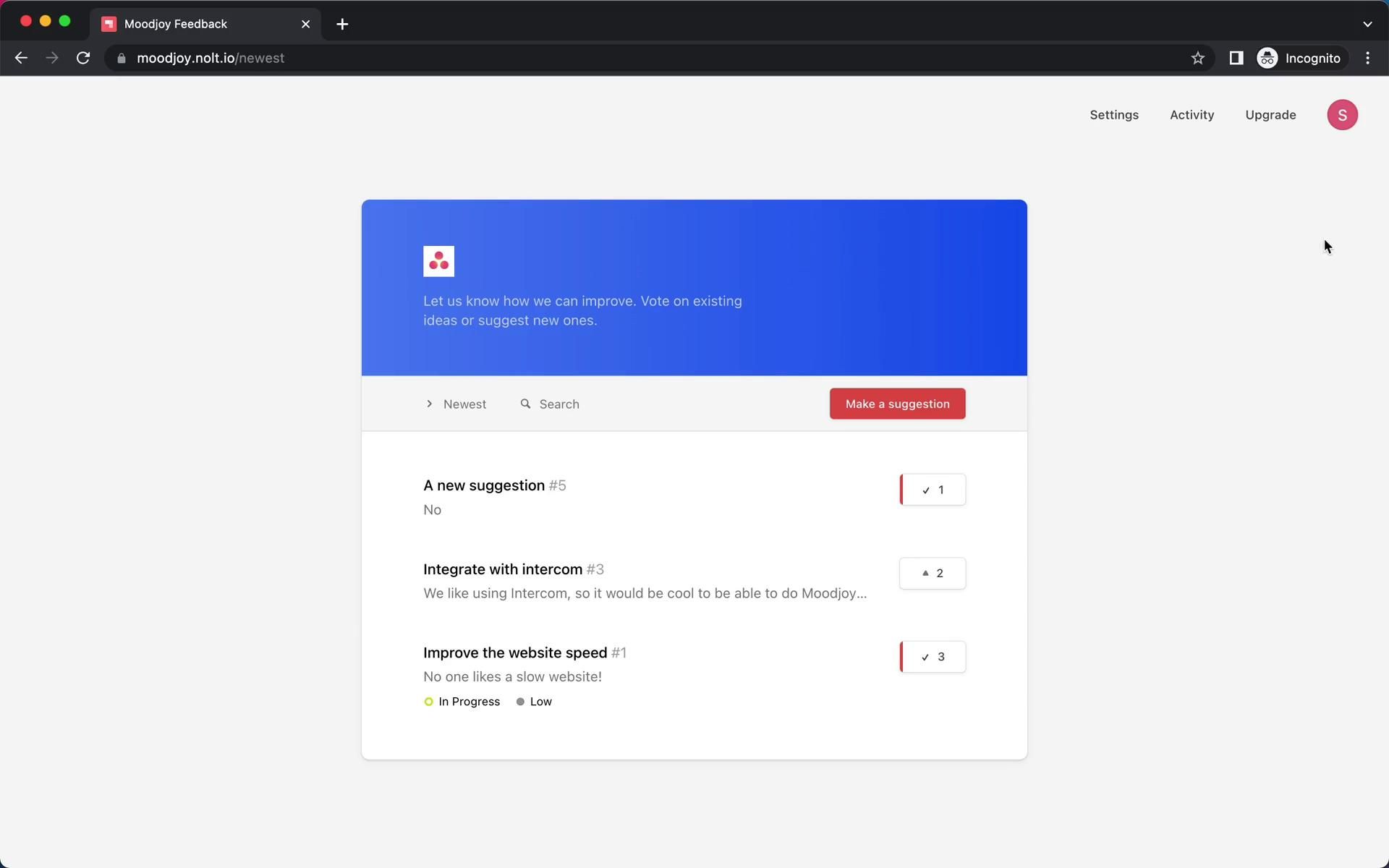 Nolt screenshot