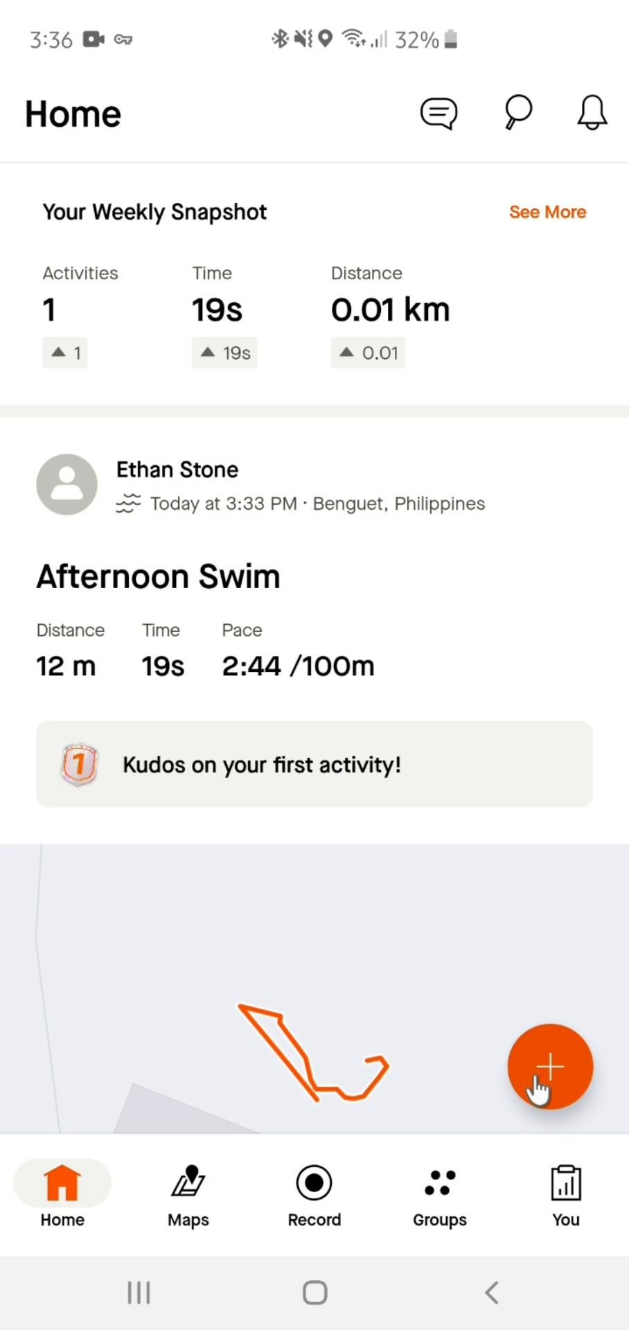 Strava screenshot