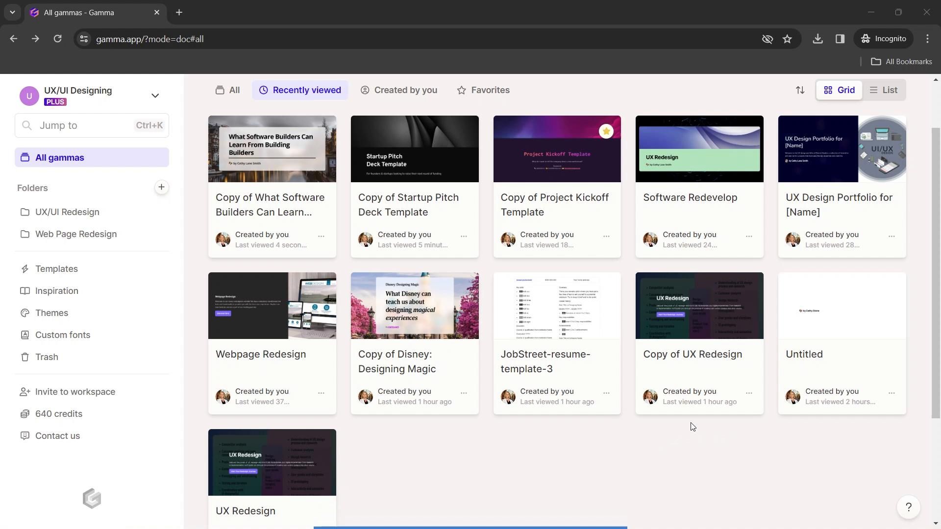 Gamma screenshot