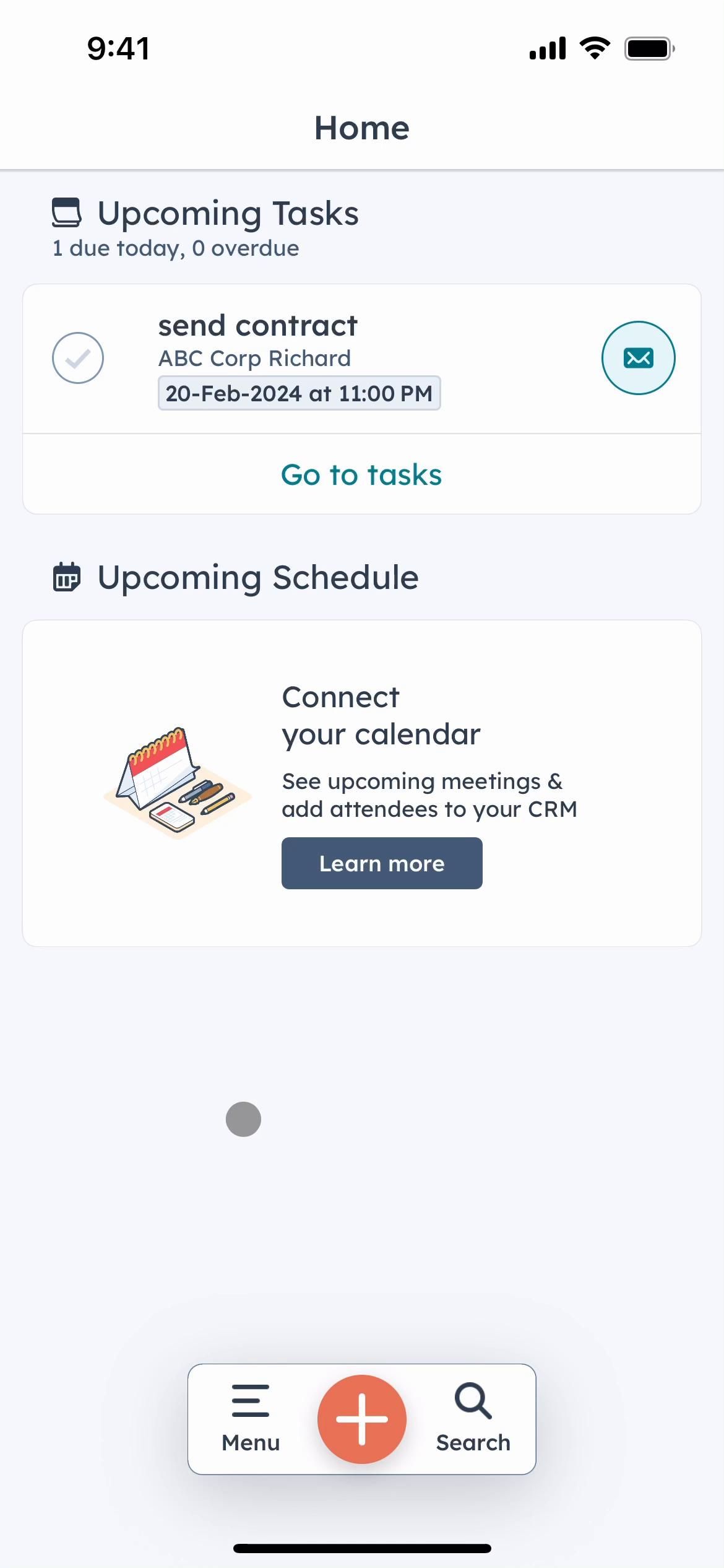 HubSpot CRM screenshot