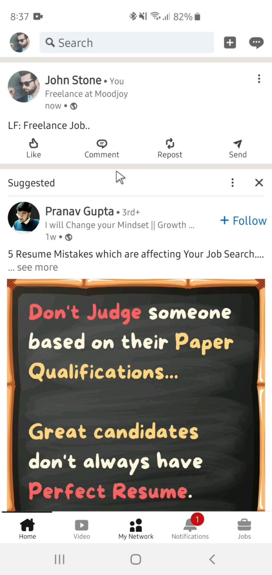 Deleting a post on LinkedIn video thumbnail