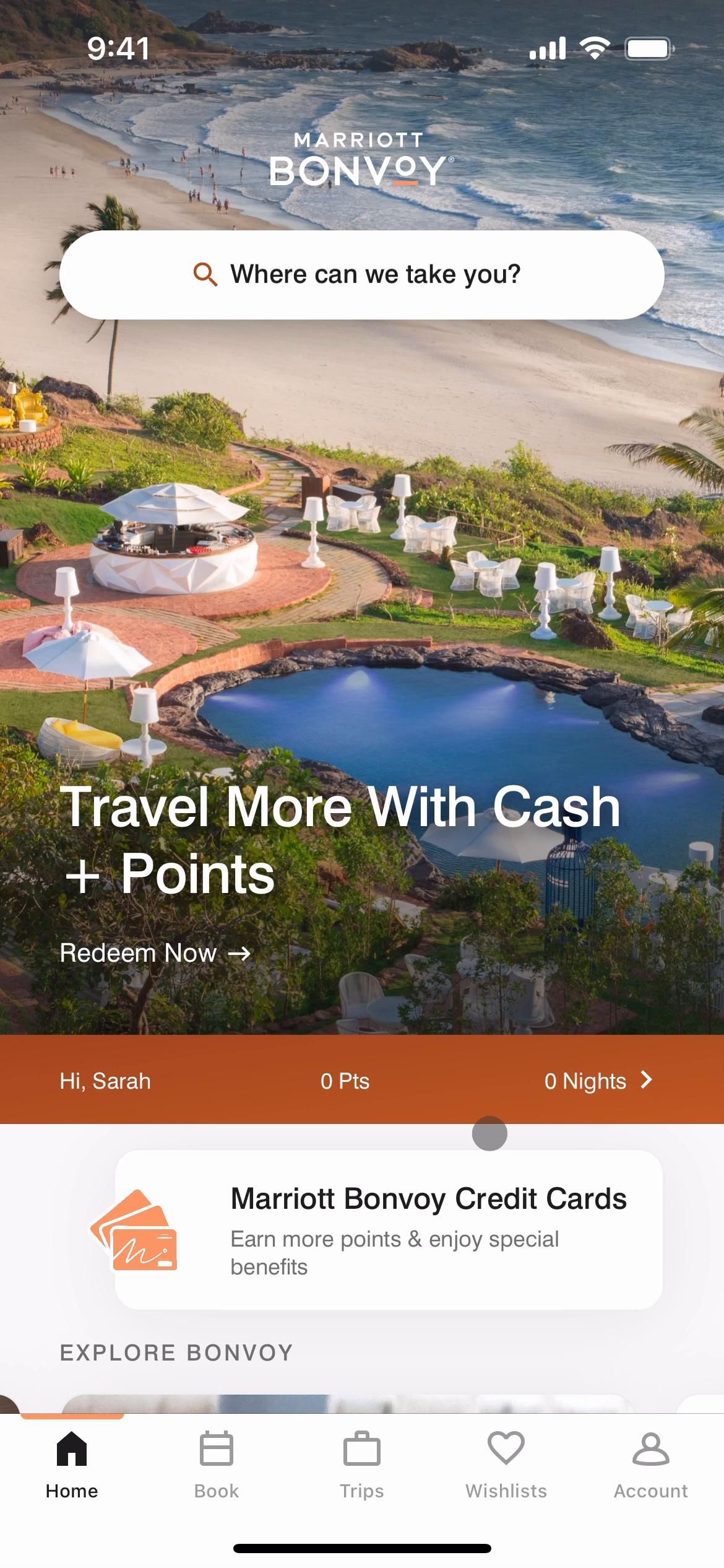 Marriott Bonvoy screenshot