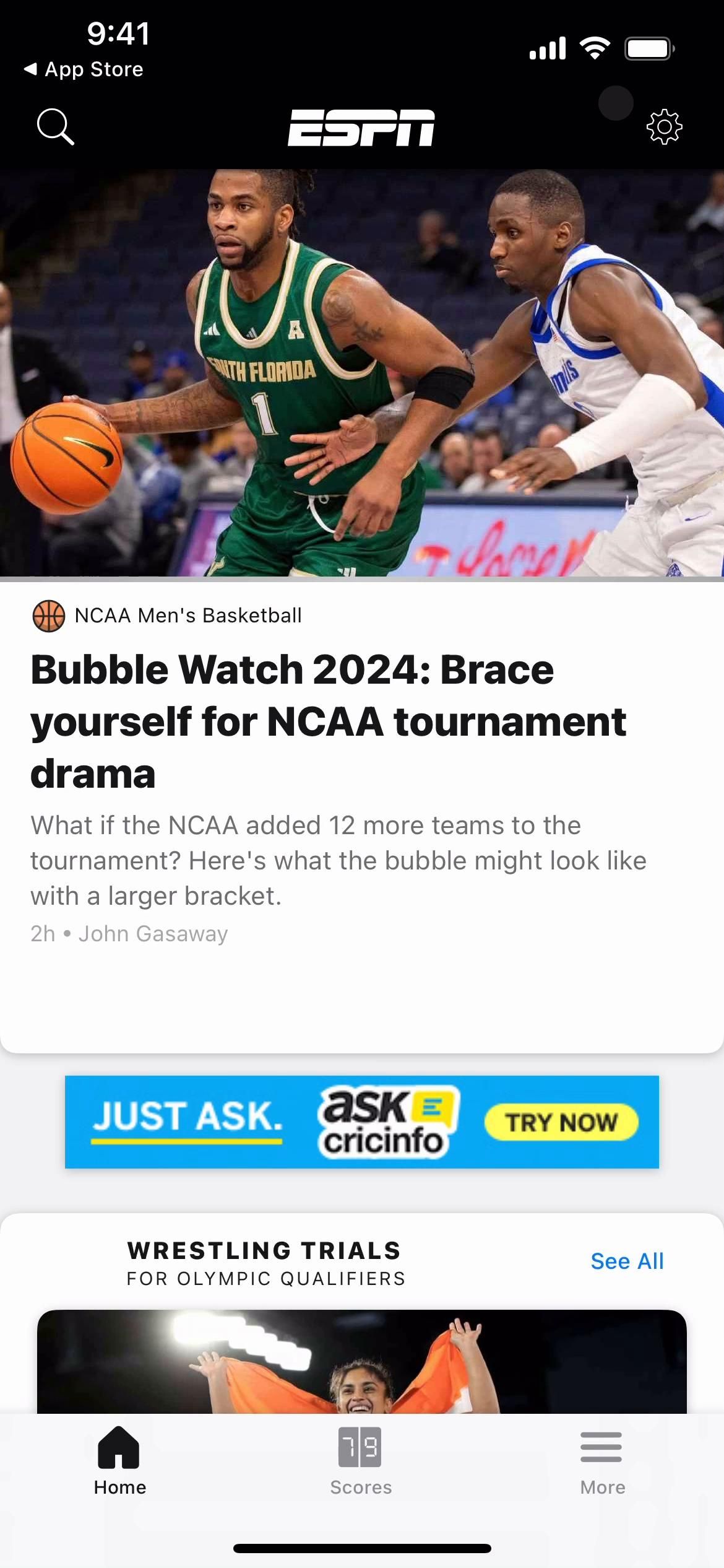 ESPN screenshot