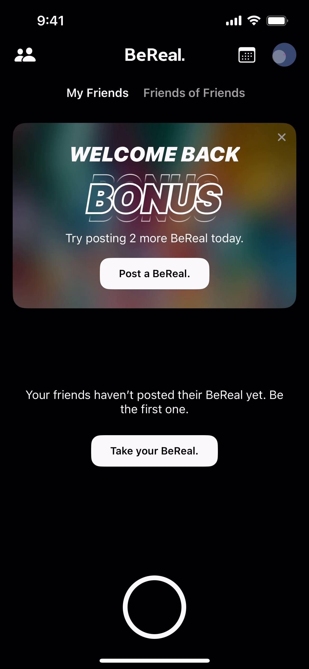 BeReal. screenshot