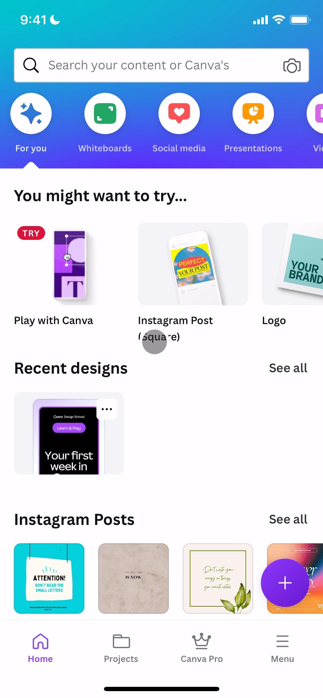 Canva screenshot