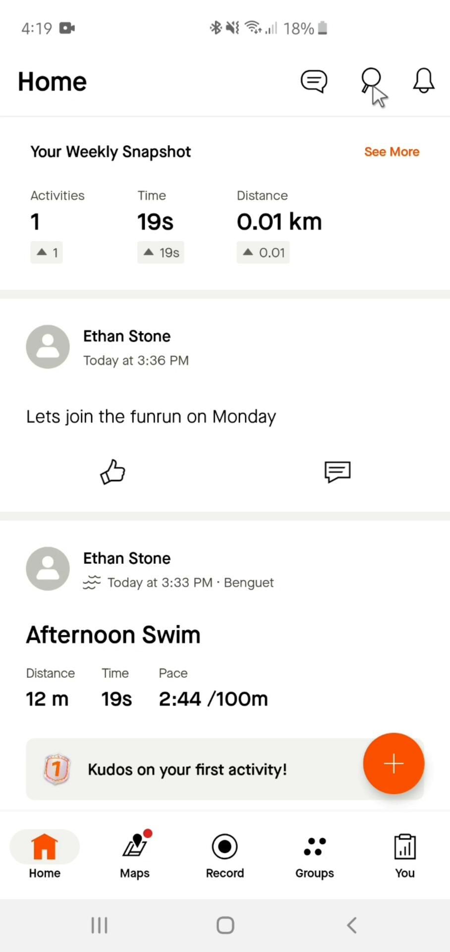 Strava screenshot