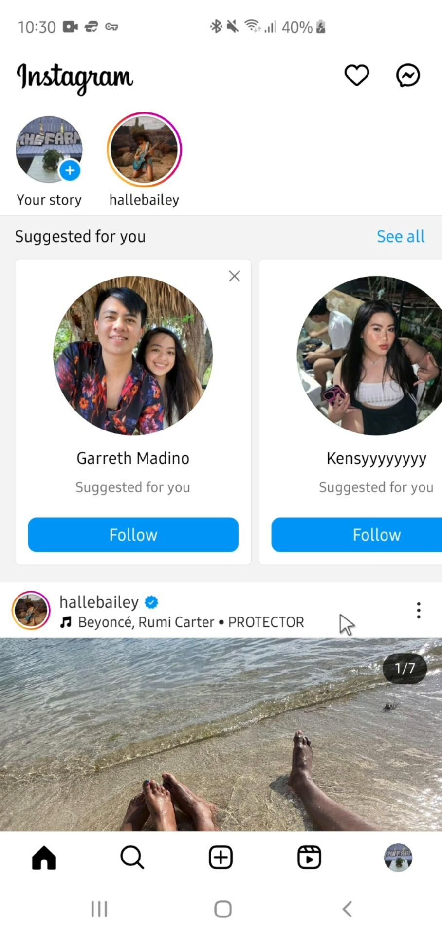 Instagram screenshot