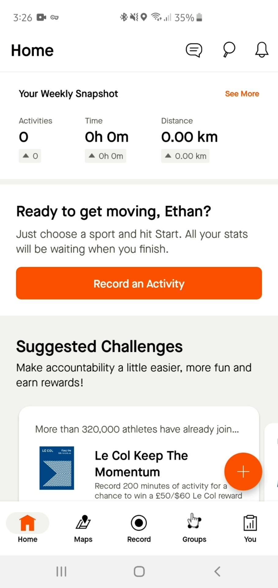 Joining a group on Strava video thumbnail