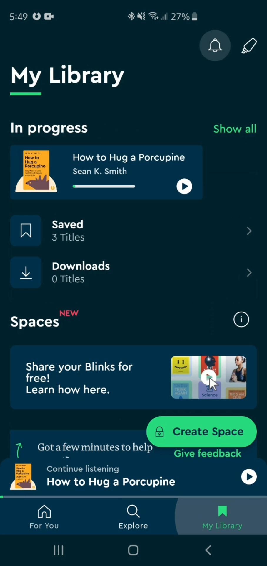 Downloading on Blinkist video thumbnail