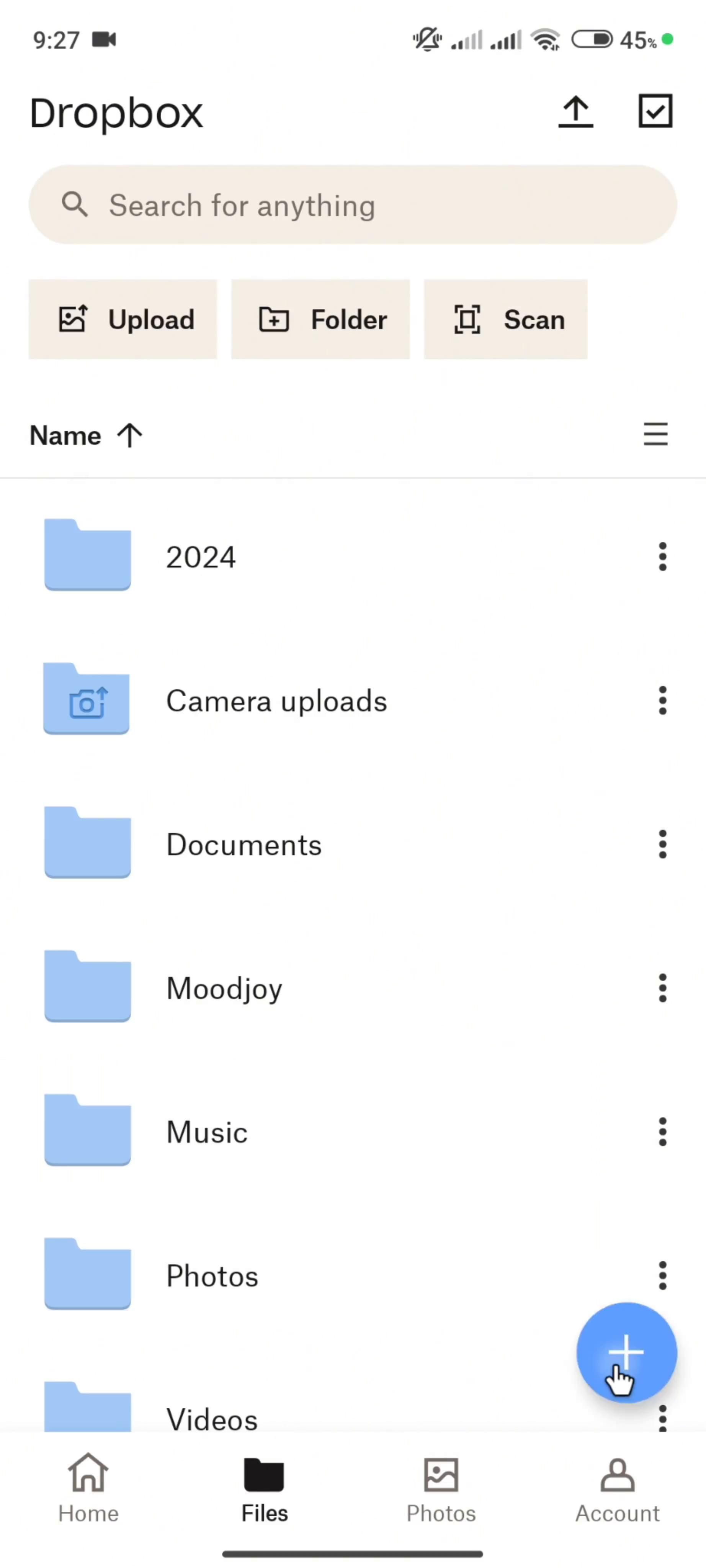 Uploading a folder on Dropbox video thumbnail