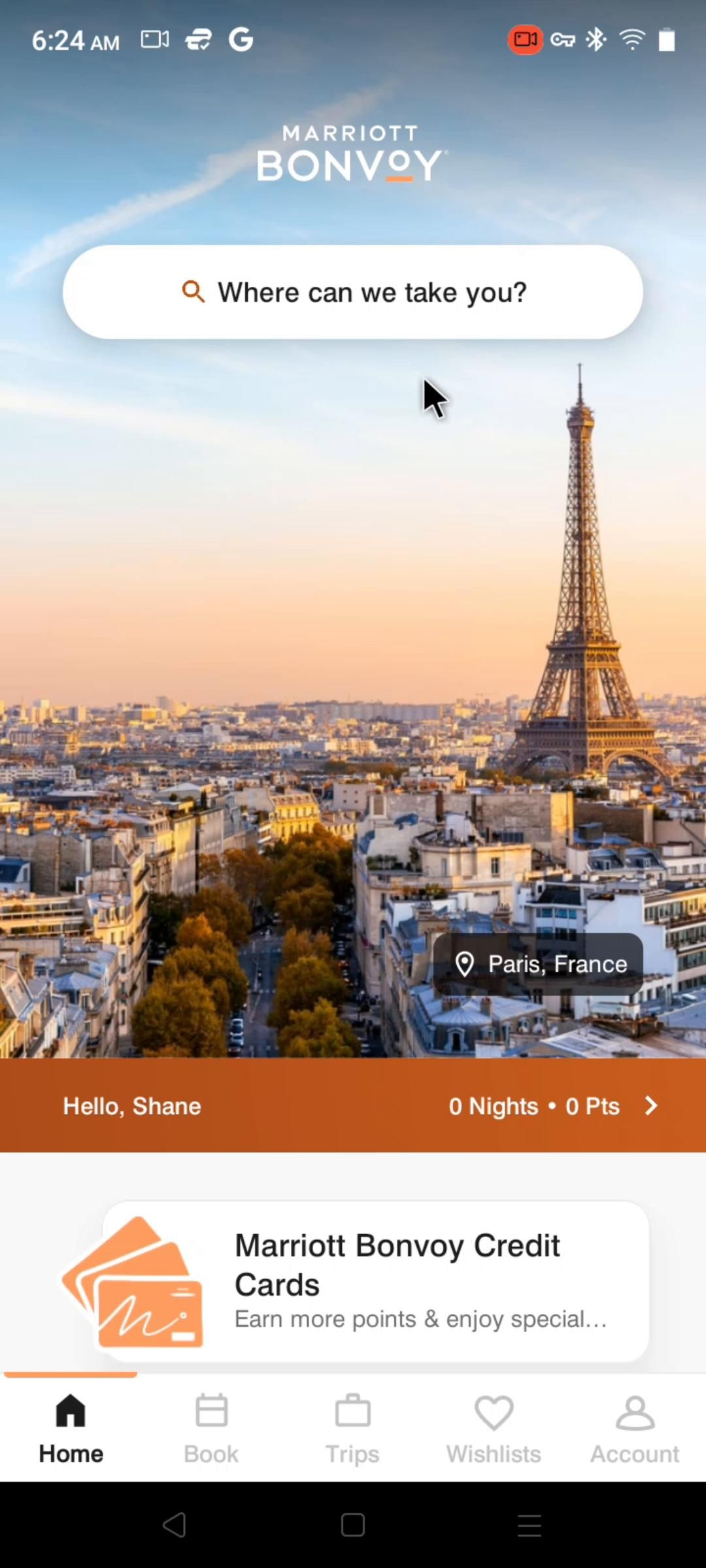 Marriott Bonvoy screenshot