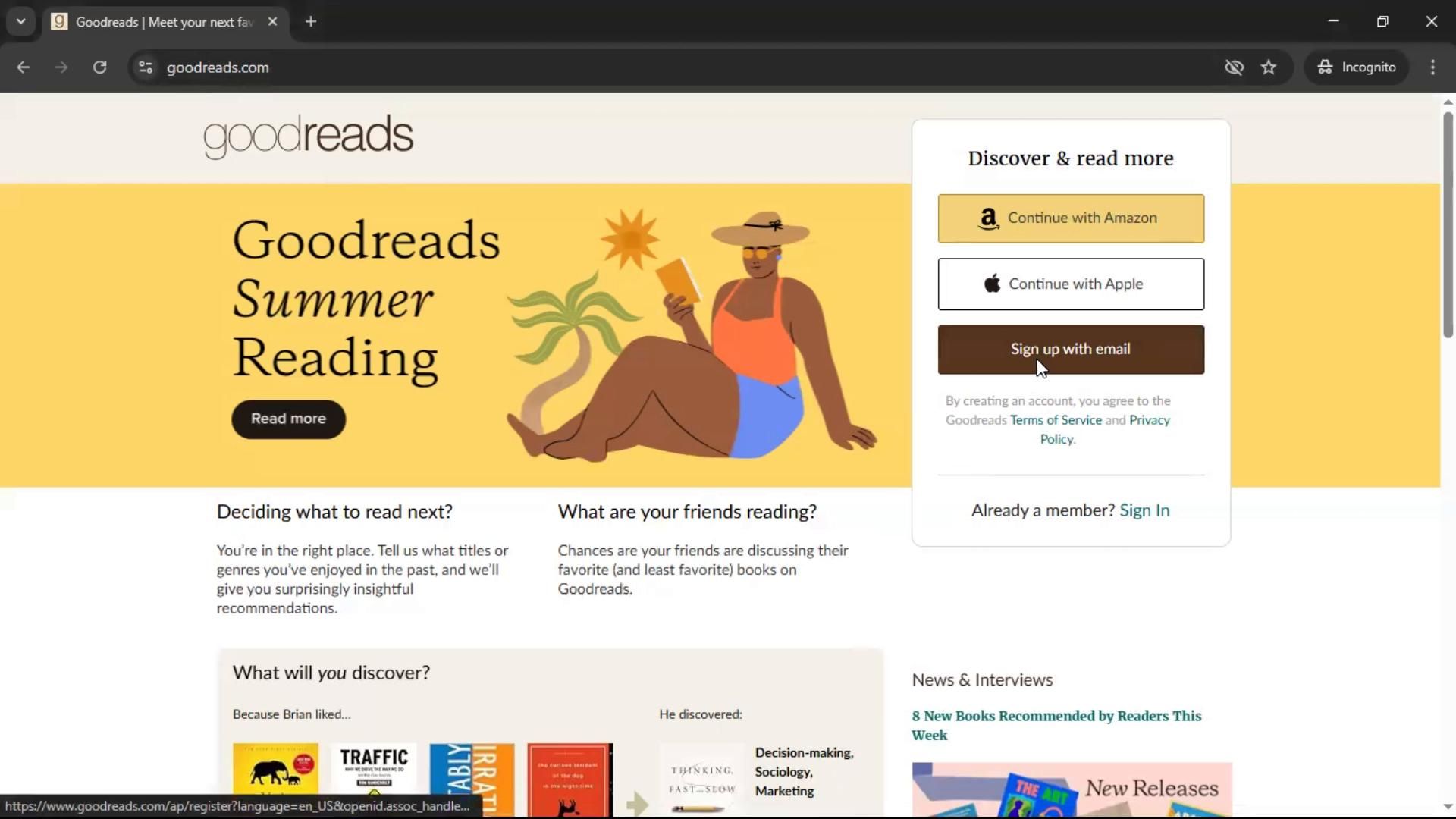 Onboarding on Goodreads video thumbnail