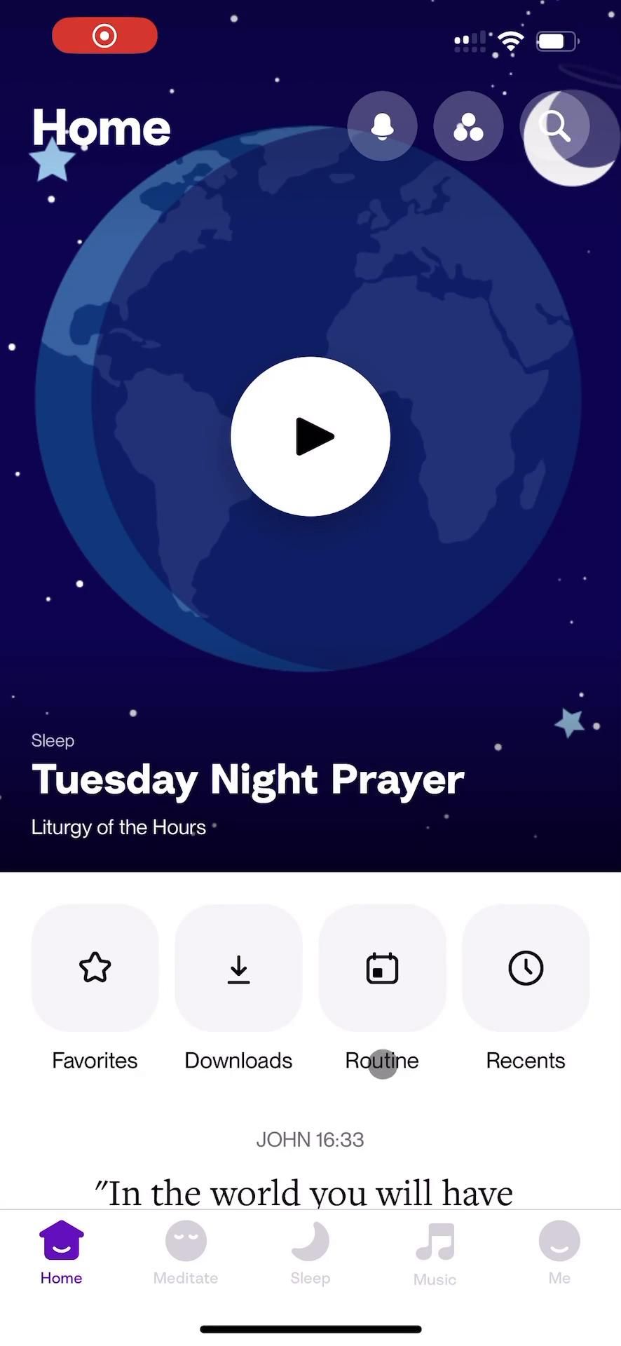 Hallow screenshot