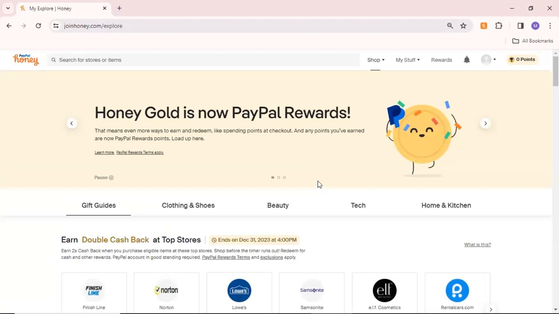Honey screenshot