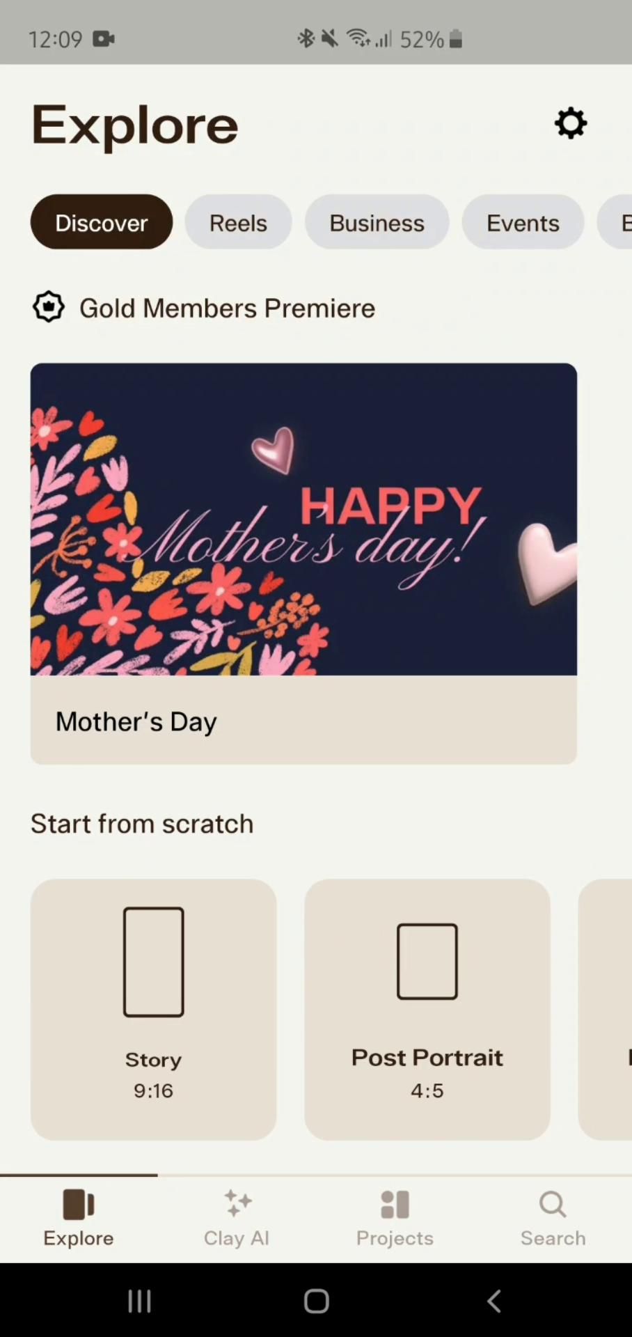 Clay - Story Templates screenshot