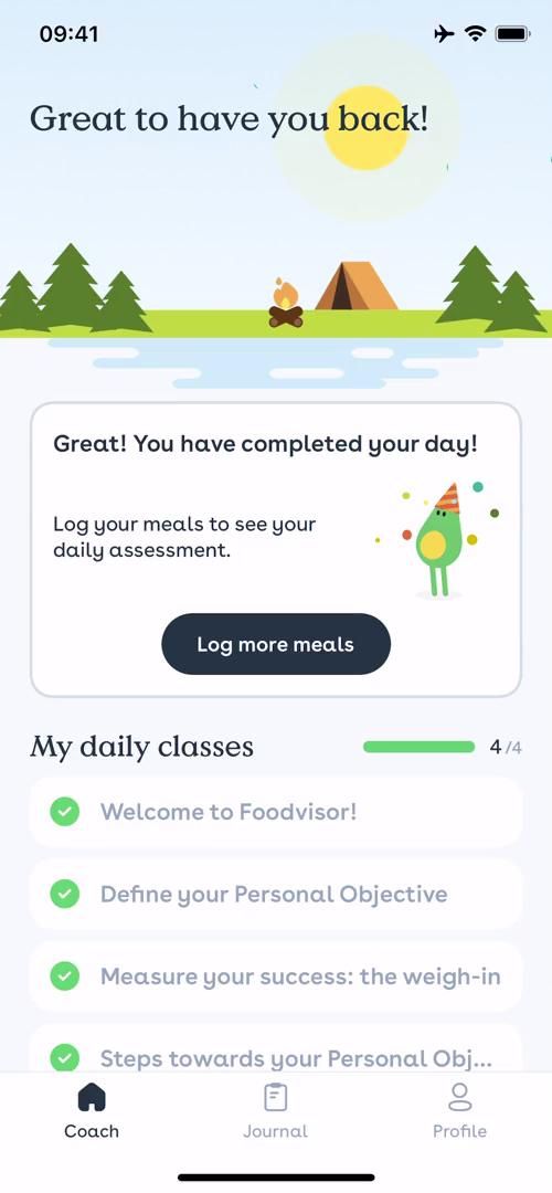 Foodvisor screenshot