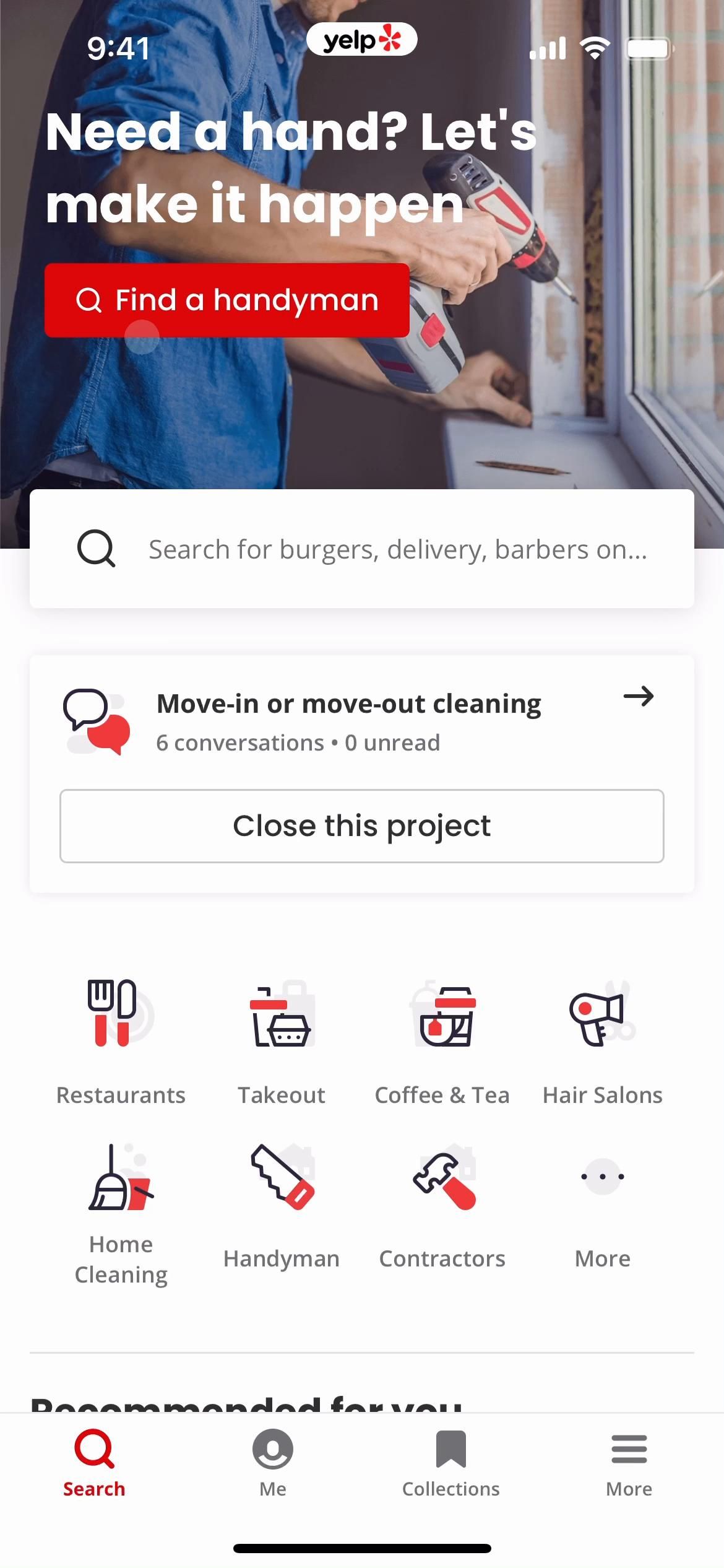 Yelp screenshot