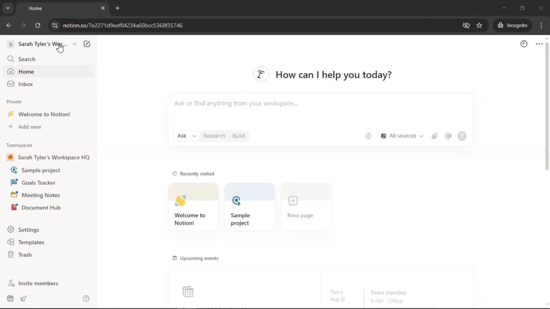 Creating a workspace on Notion video thumbnail