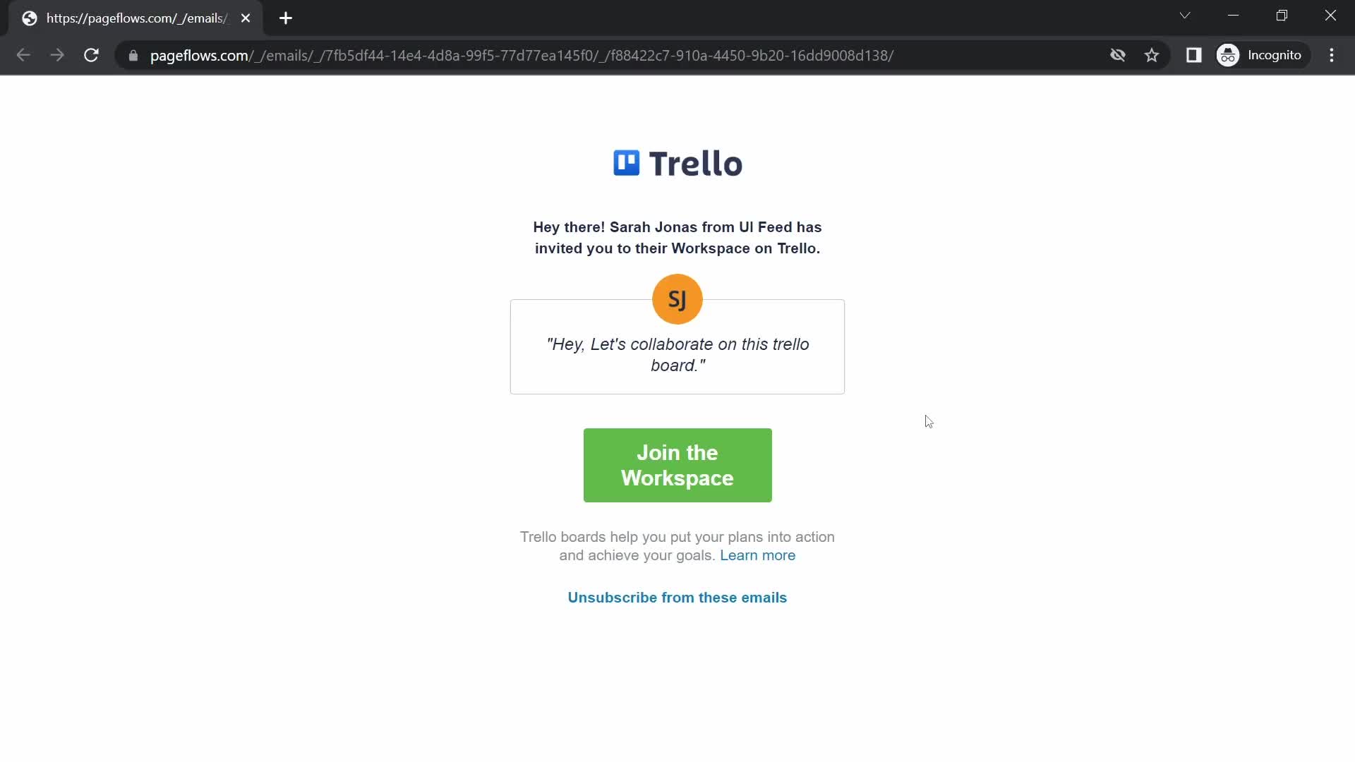 Accepting an invite on Trello (video & 9 screenshots)