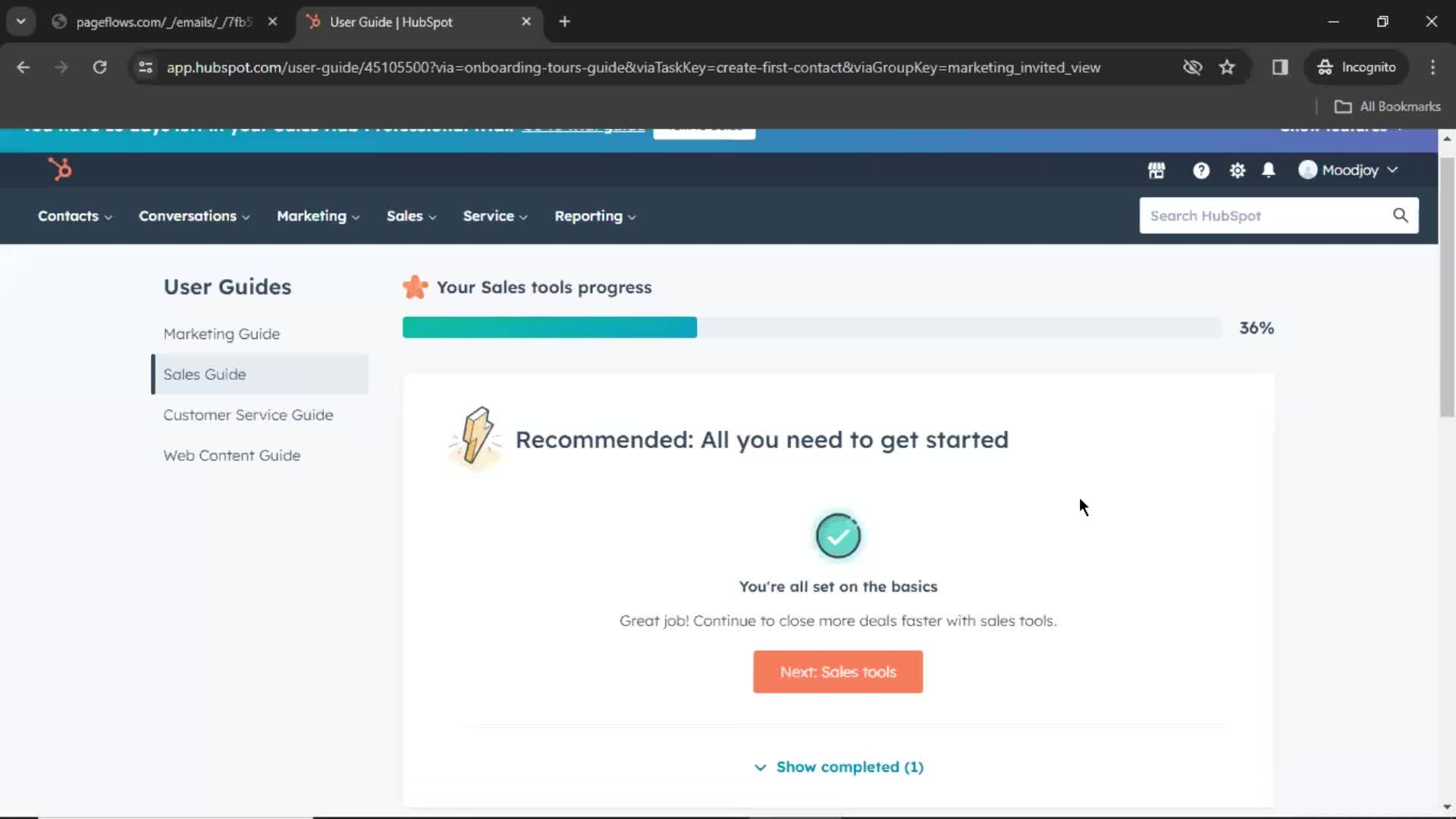 Accepting an invite on HubSpot CRM video thumbnail