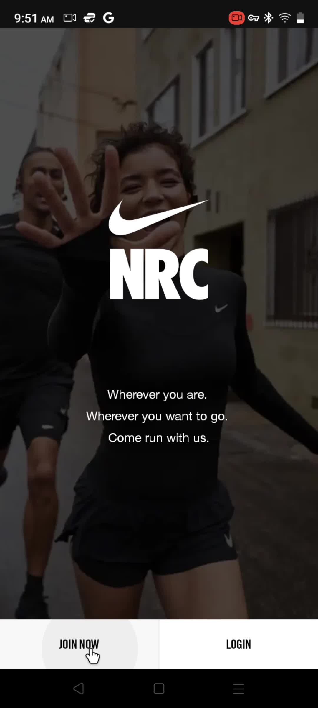 Accepting an invite on Nike Run Club video thumbnail