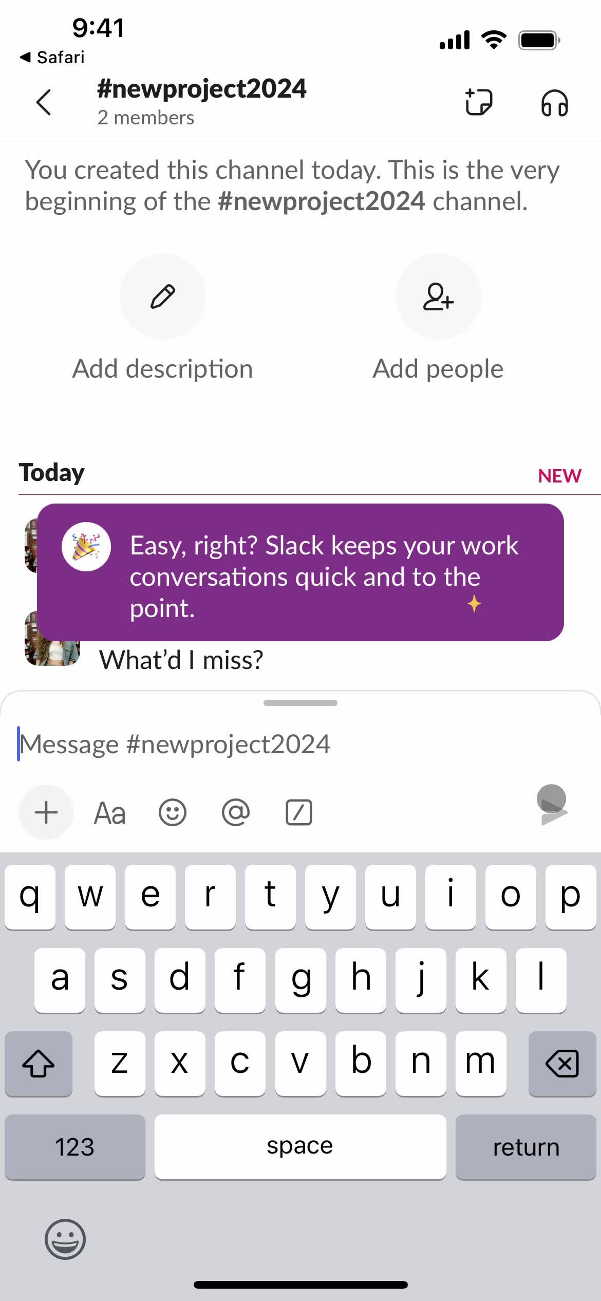 Creating a channel on Slack video thumbnail