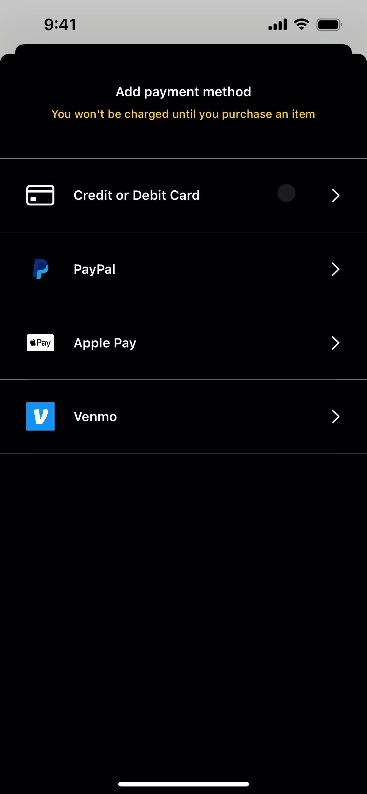 Adding payment details on Whatnot video thumbnail