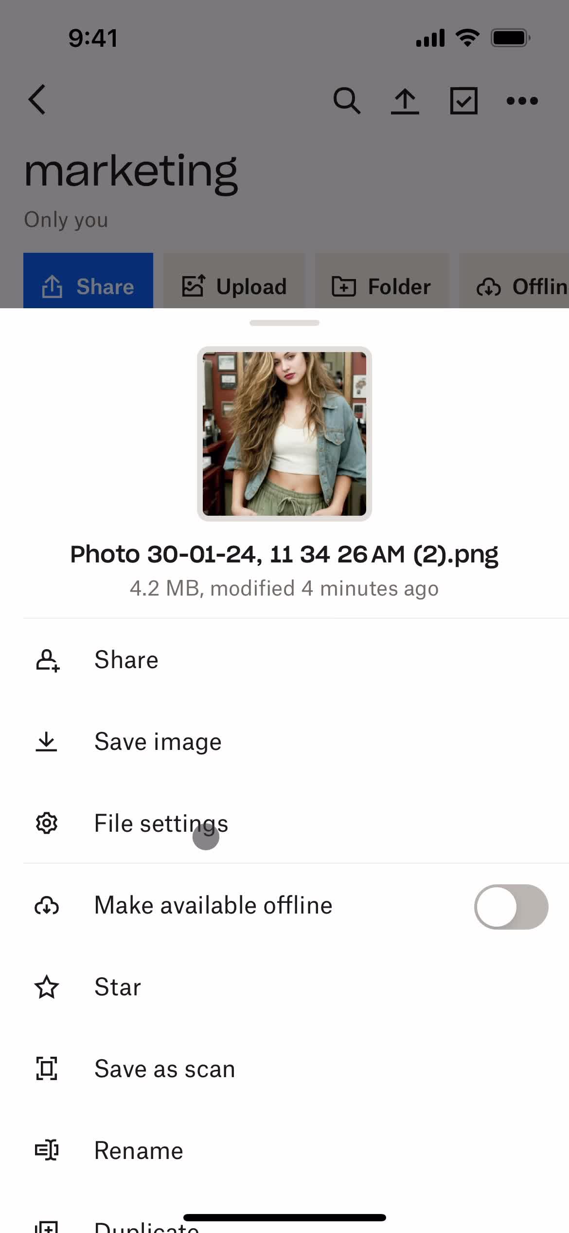 Uploading files on Dropbox video thumbnail