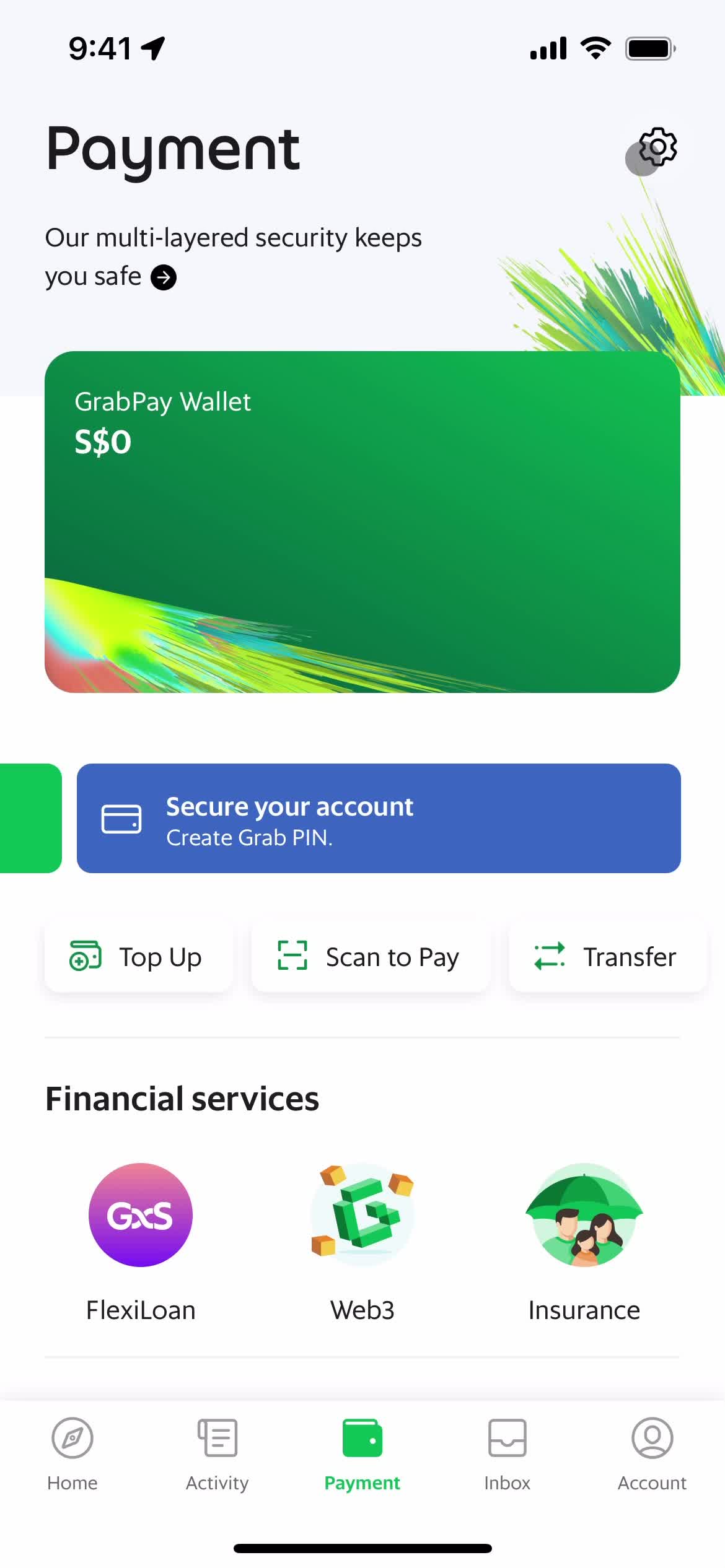 Adding payment details on Grab video thumbnail