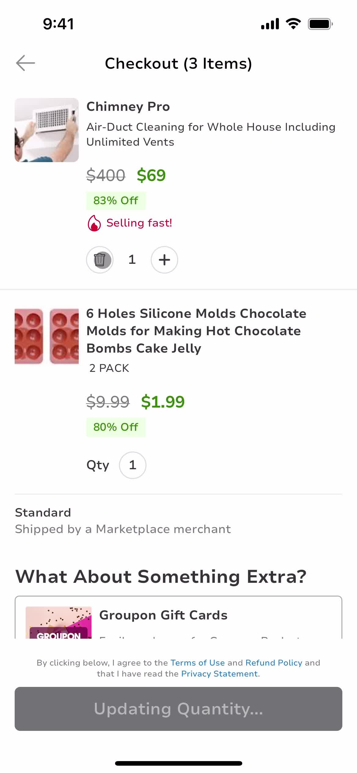 Adding to cart on Groupon video thumbnail