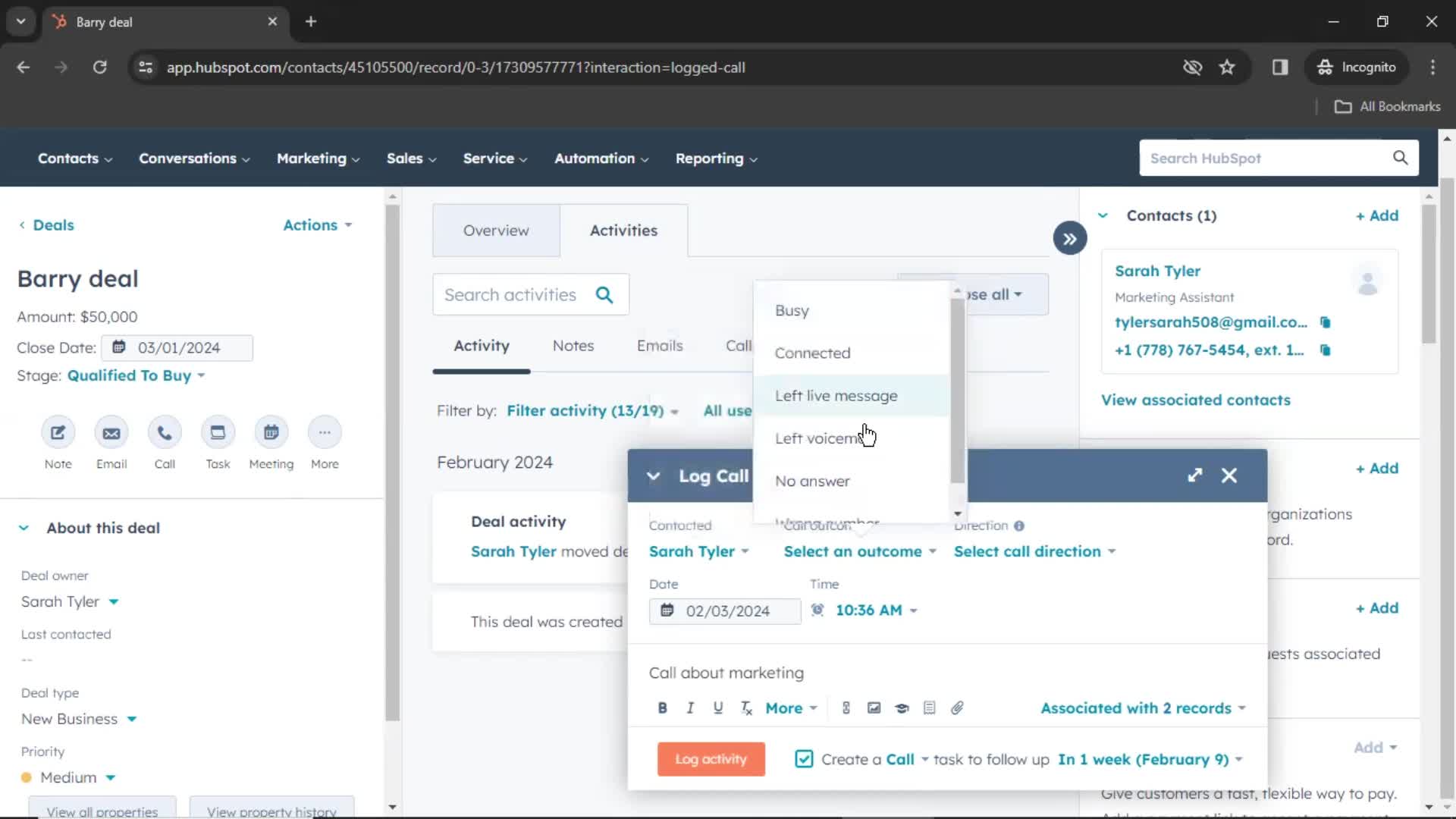 Adding a deal on HubSpot CRM video thumbnail