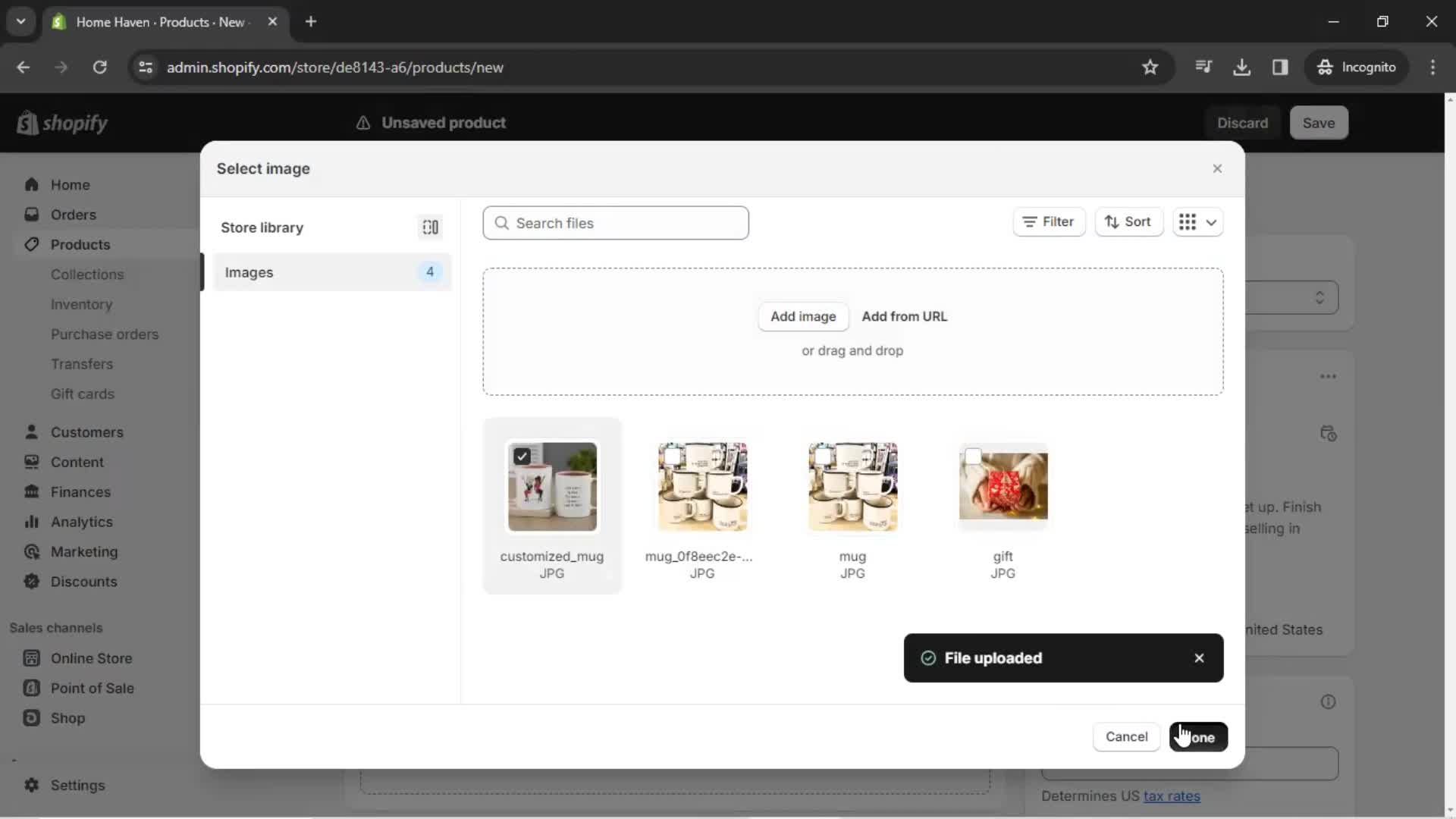 Adding a product on Shopify video thumbnail